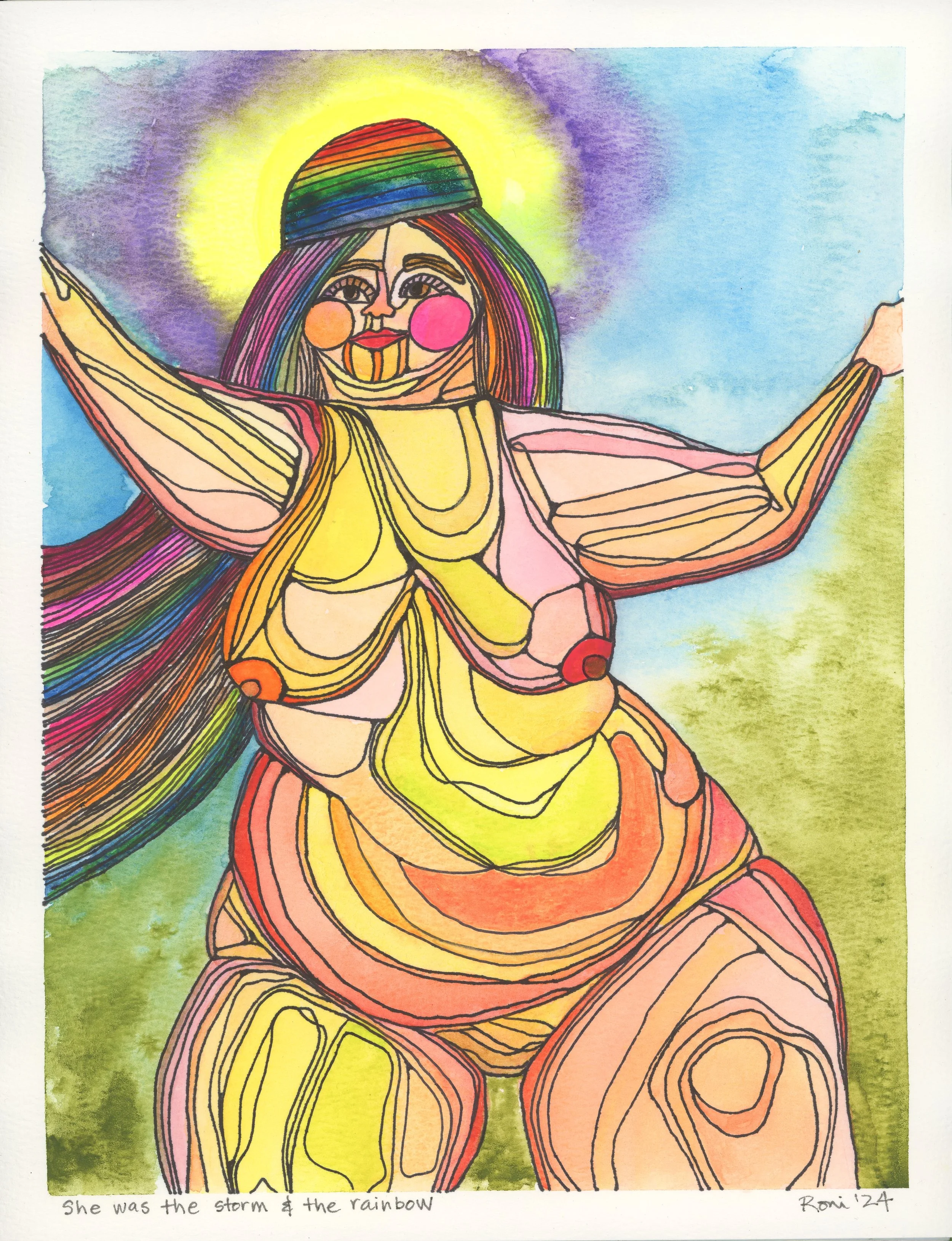 She was the Storm and the Rainbow