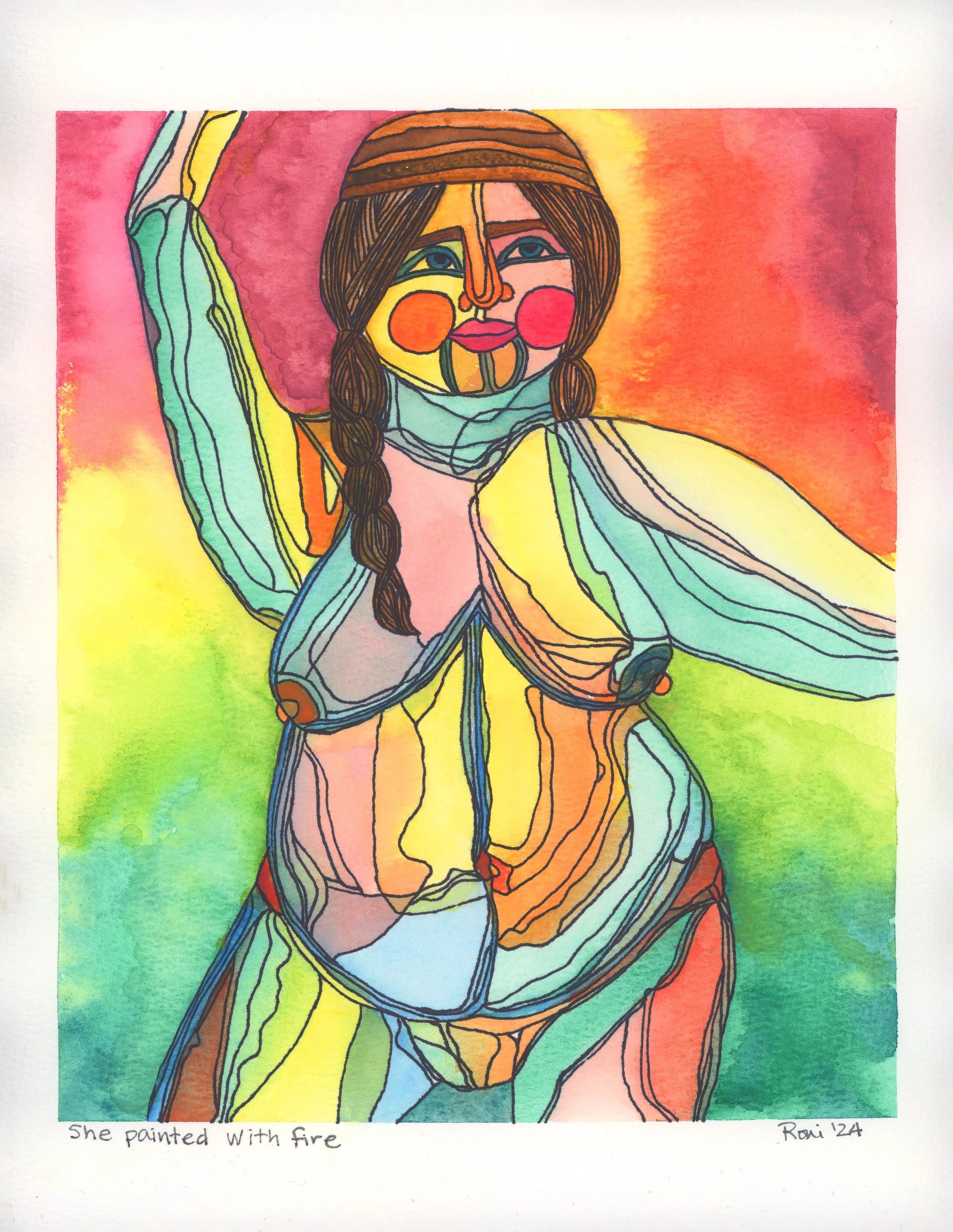 She Painted with Fire