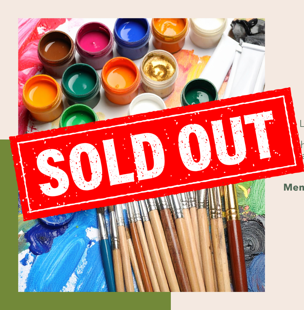 Image of colorful paints and paint brushes.