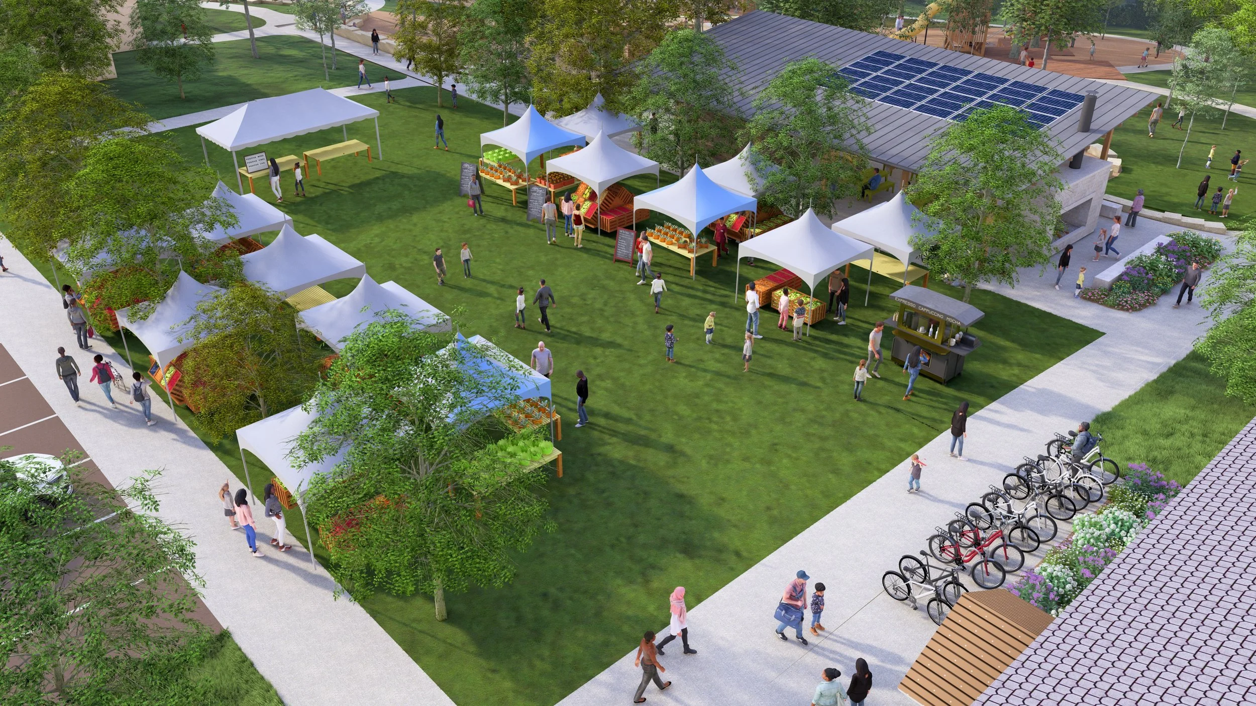 Lawn space for events