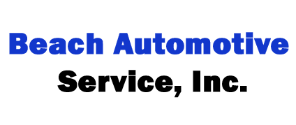 Beach Automotive logo in blue and black text.