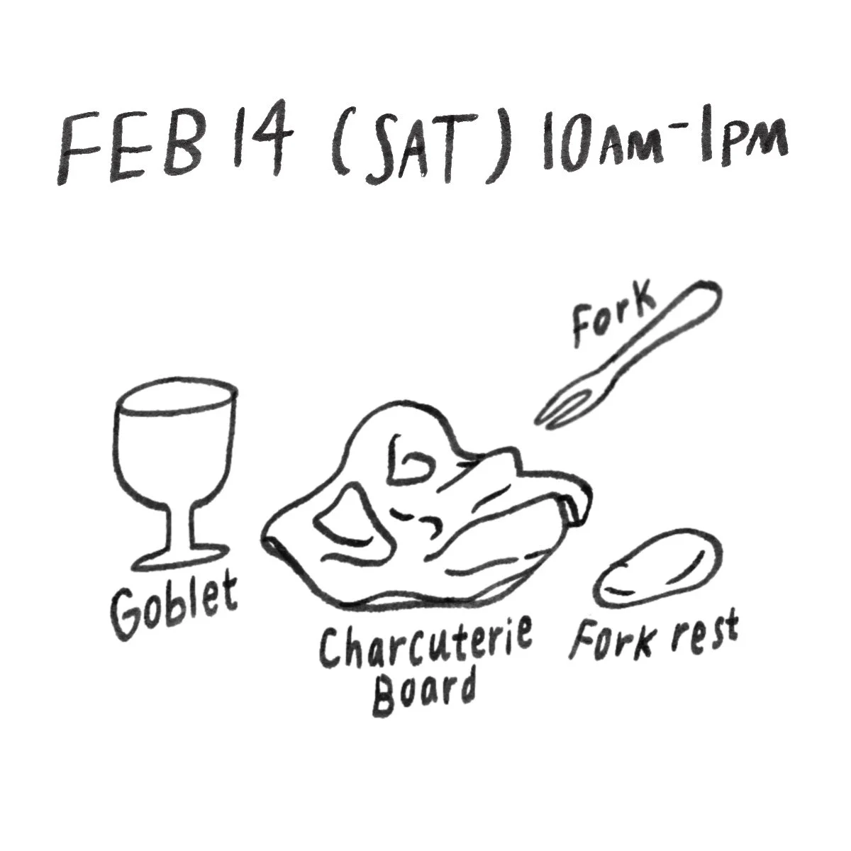 4-piece Tableware Set Feb 14 (Sat)