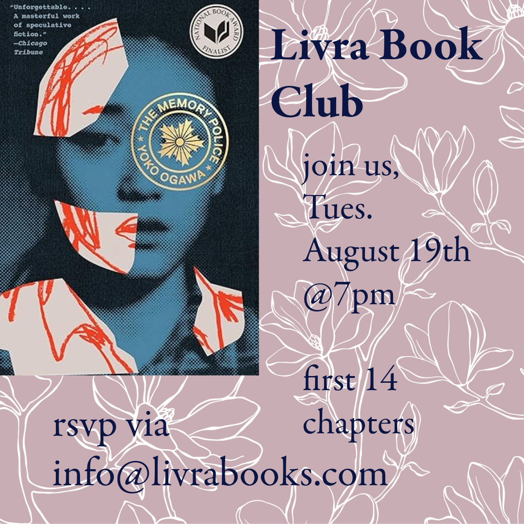 Livra Book Club: The Memory Police
