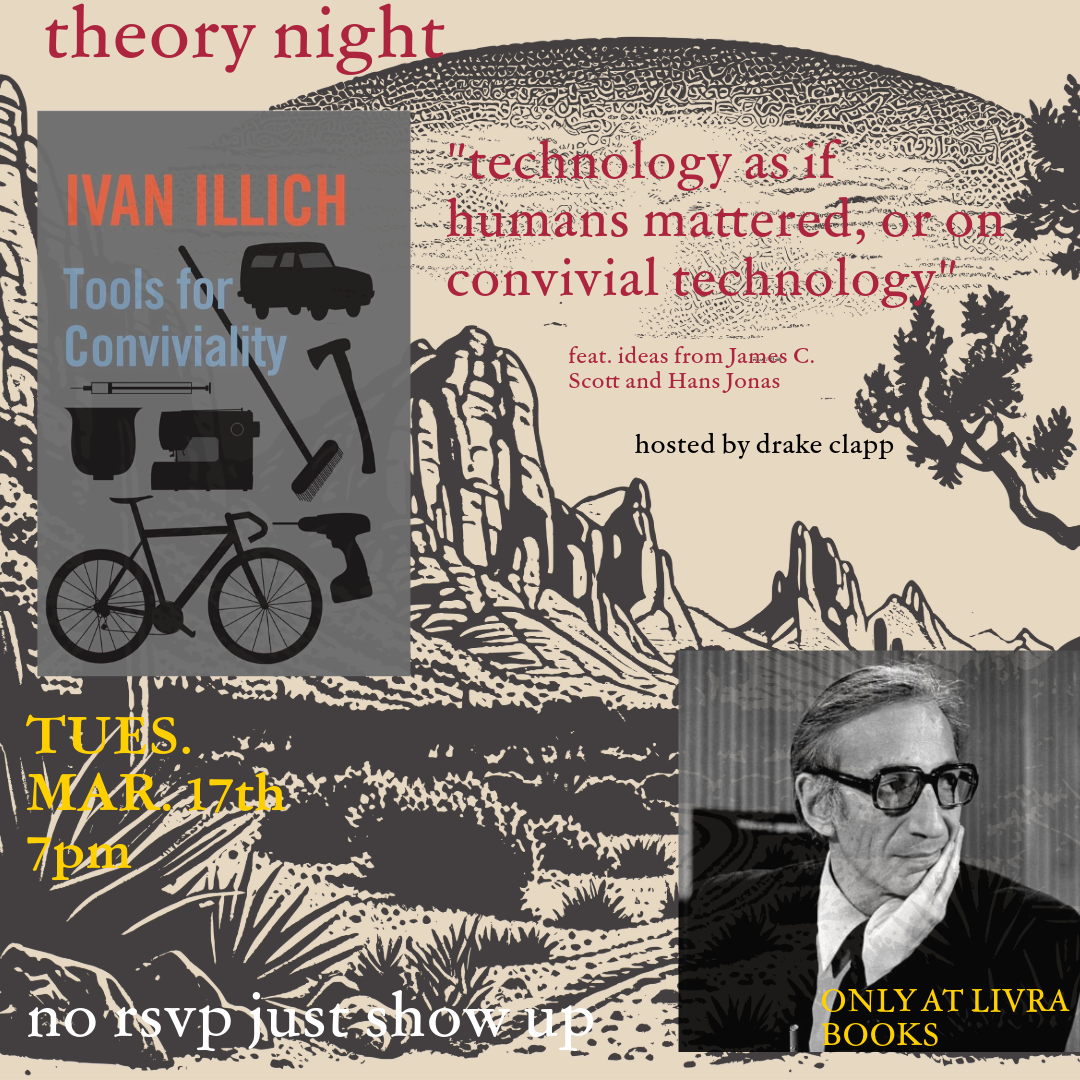 THEORY NIGHT: TOOLS FOR CONVIVIALITY