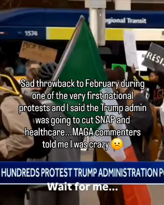 Really wish I was wrong about this one but the writing was on the wall - because they literally told us what they were going to do. And then they did it with the OBBB. I was also told this country wasn't going towards fascism. The military in our str