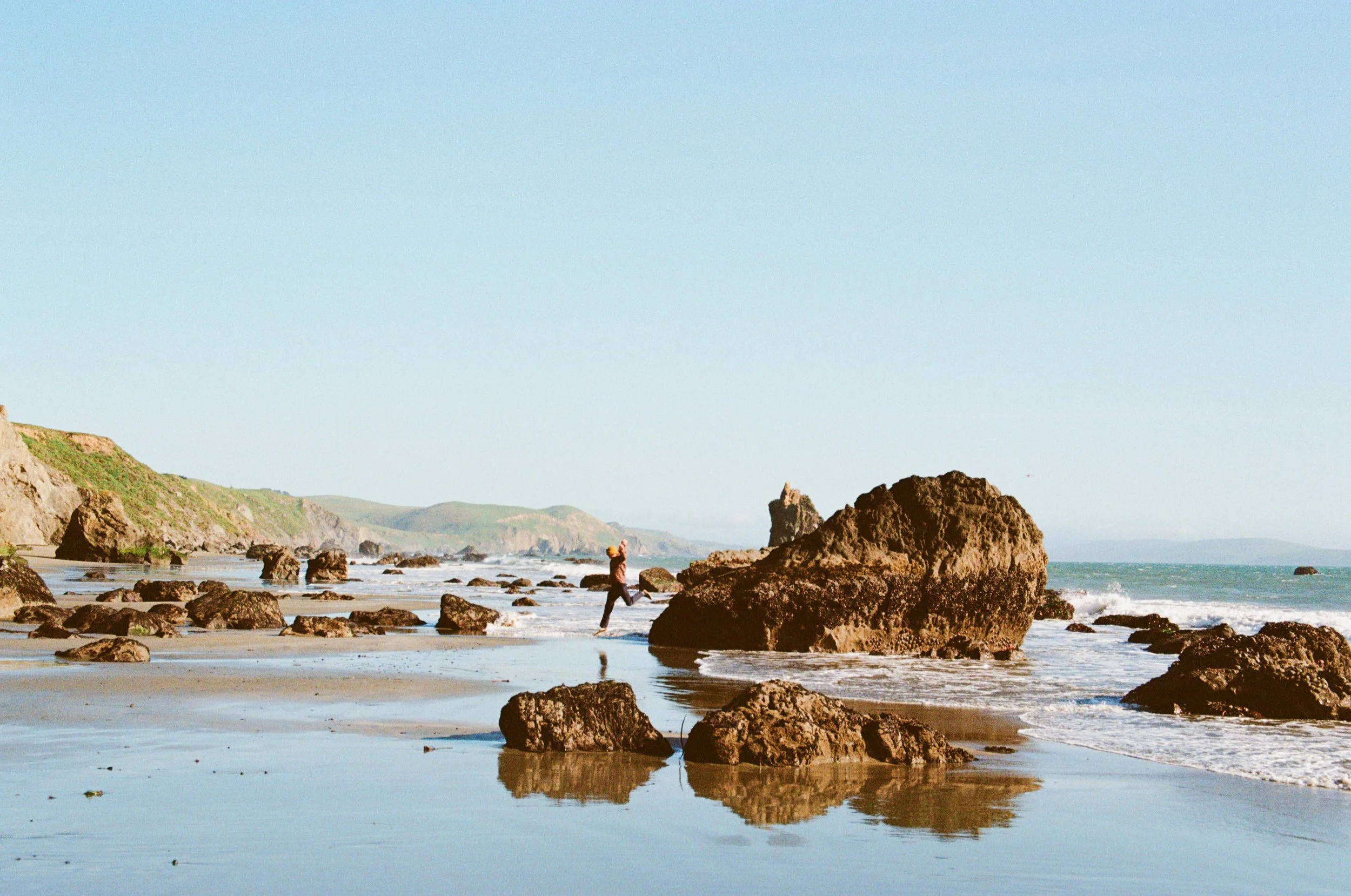 Ethan and I discover "Secret Beach".