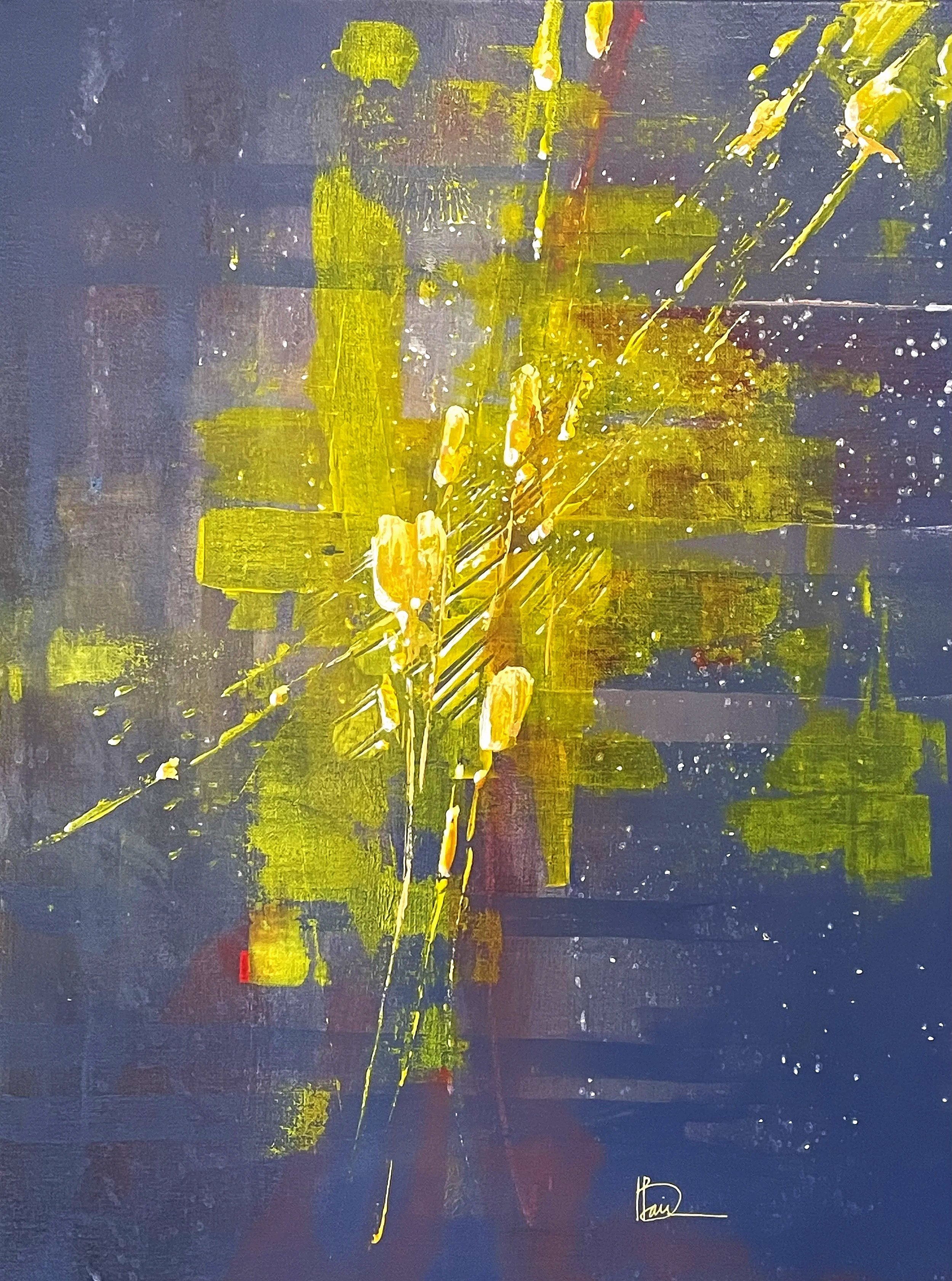 2512-01 Points of Light  
18" x 24" Acrylic on Canvas