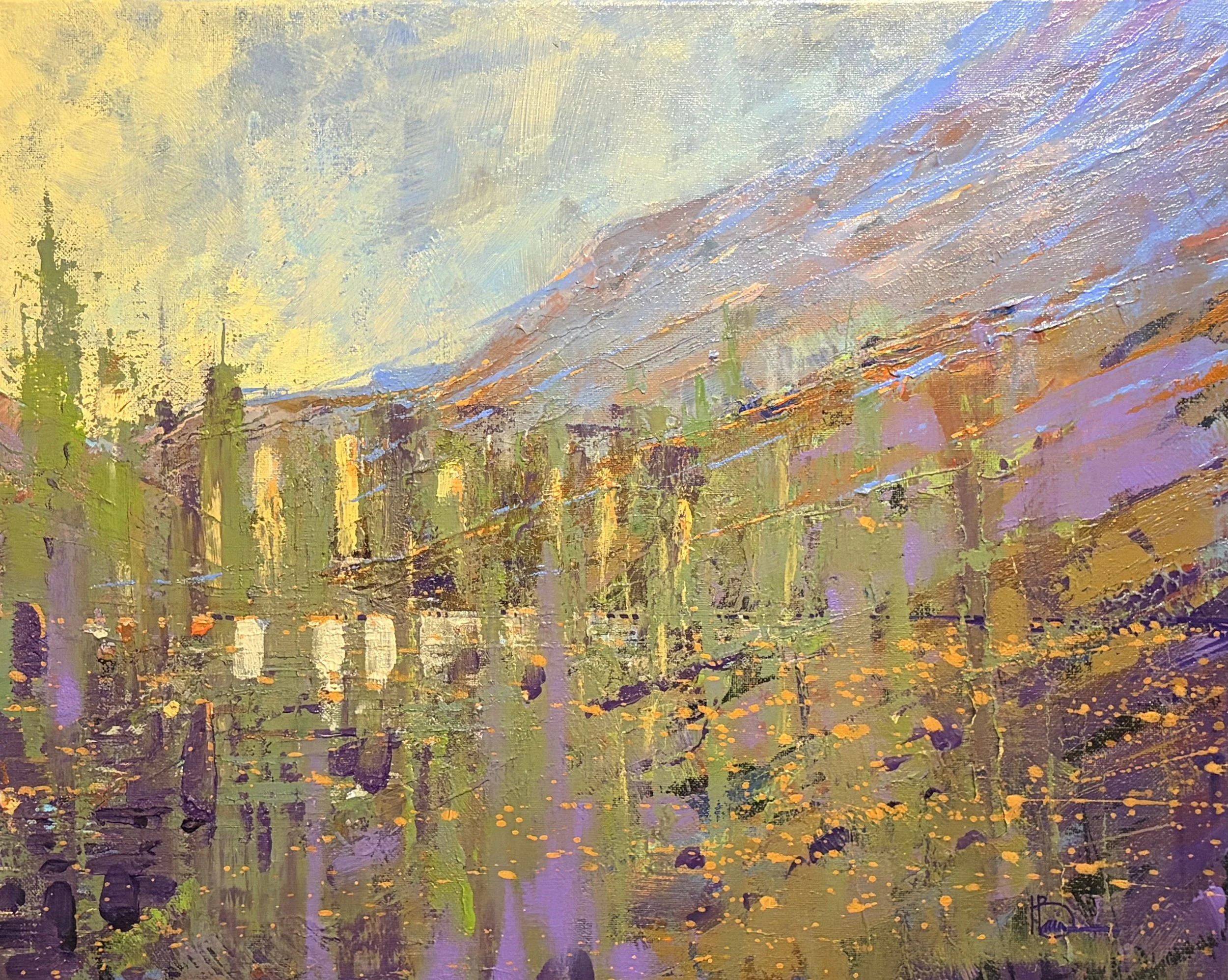 2609-06 The Crossing  
16" x 20" Acrylic on Canvas