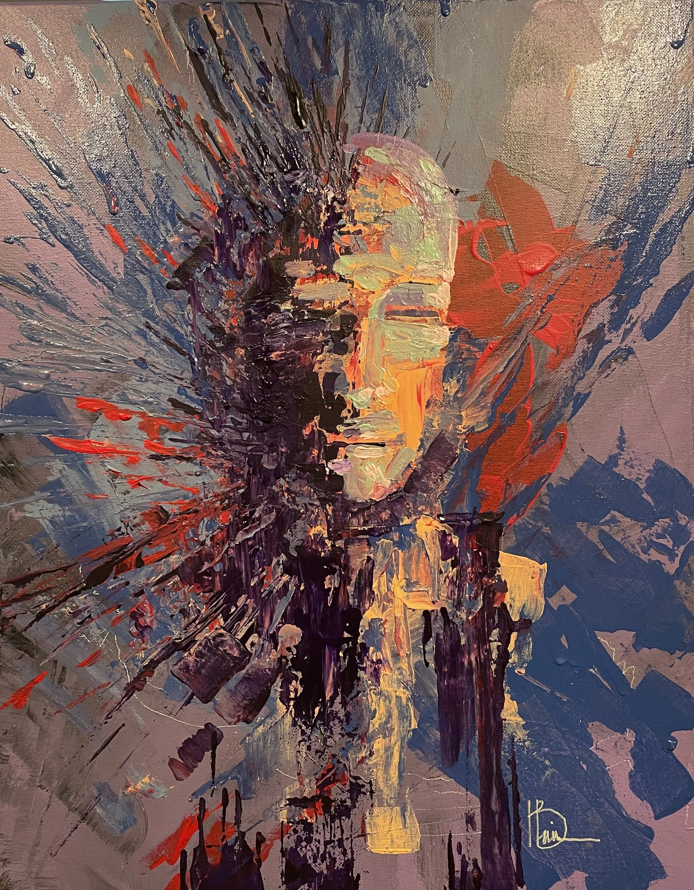 2603-02 Silent Witness   
16" x 20" Acrylic on Canvas