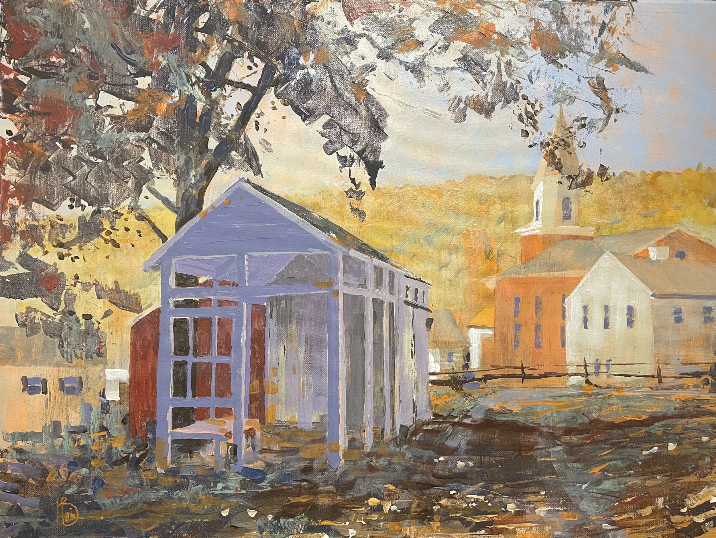 2512-04 Hap's Rest  
18" x 24" Acrylic on Canvas