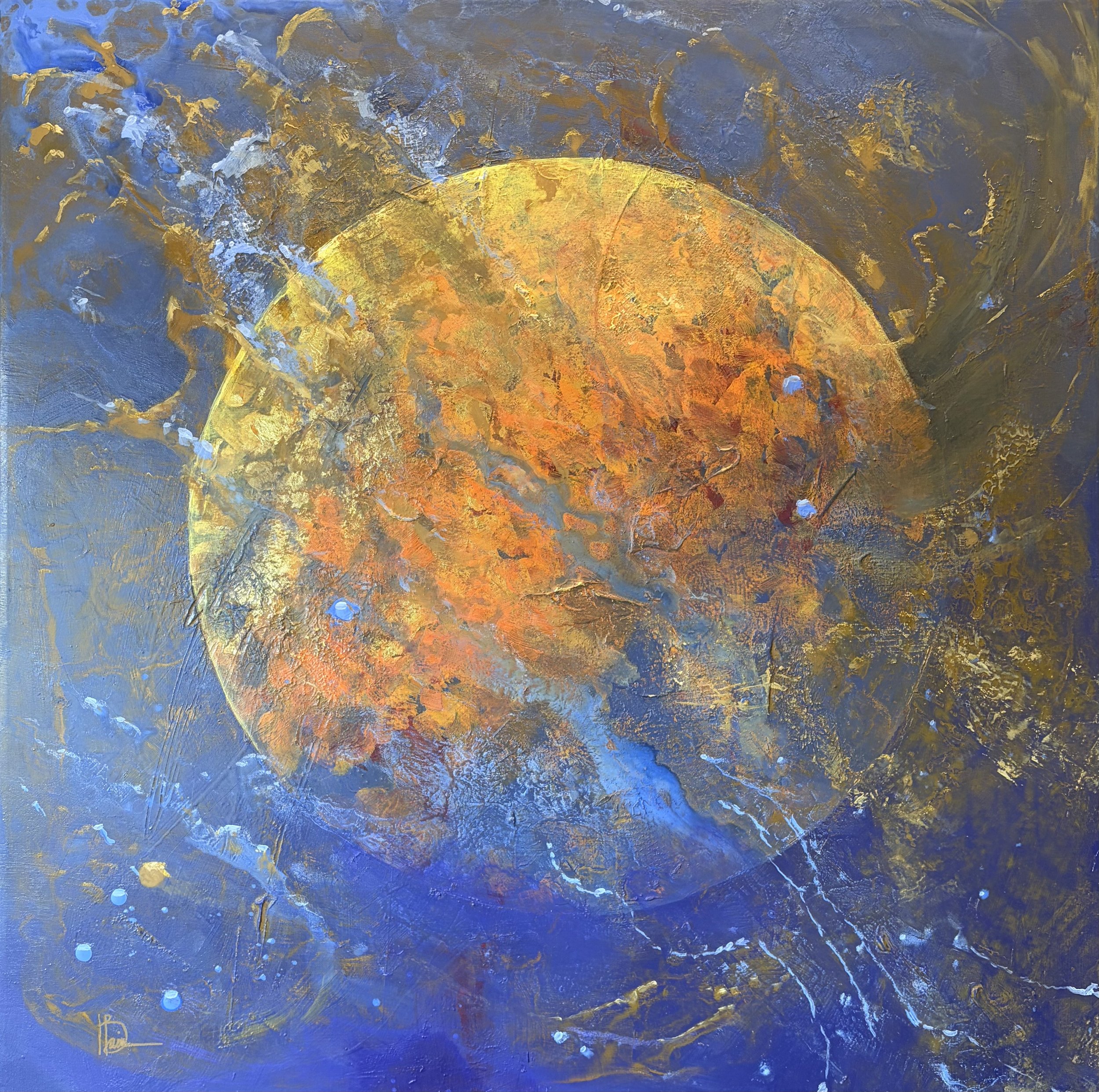 2607-02 Coalescence  
36" x 36" Acrylic on Canvas