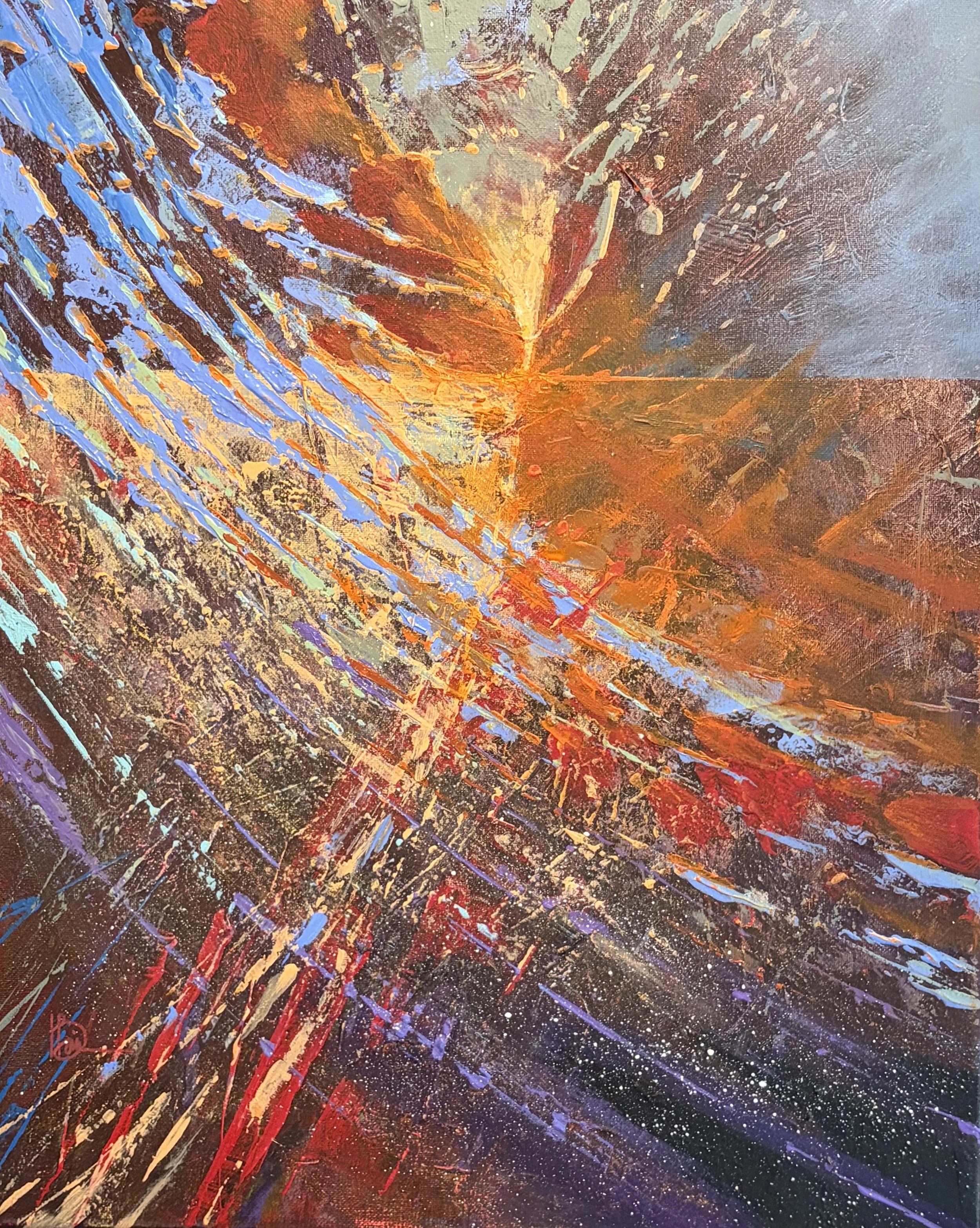 2606-01 Dawn Ripples  
16" x 20" Acrylic on Canvas