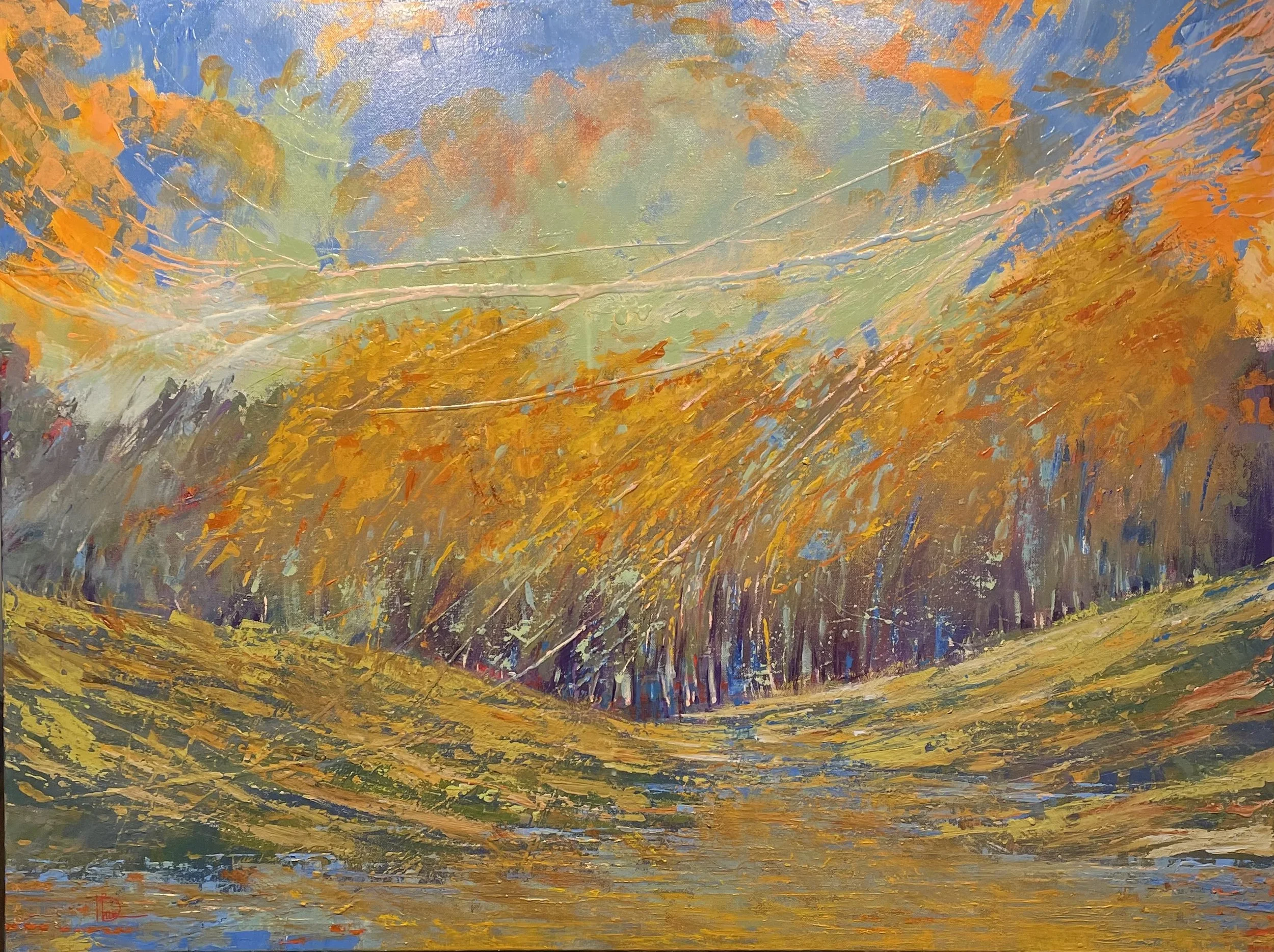 2603-03 Currents  
30" x 40" Acrylic on Canvas