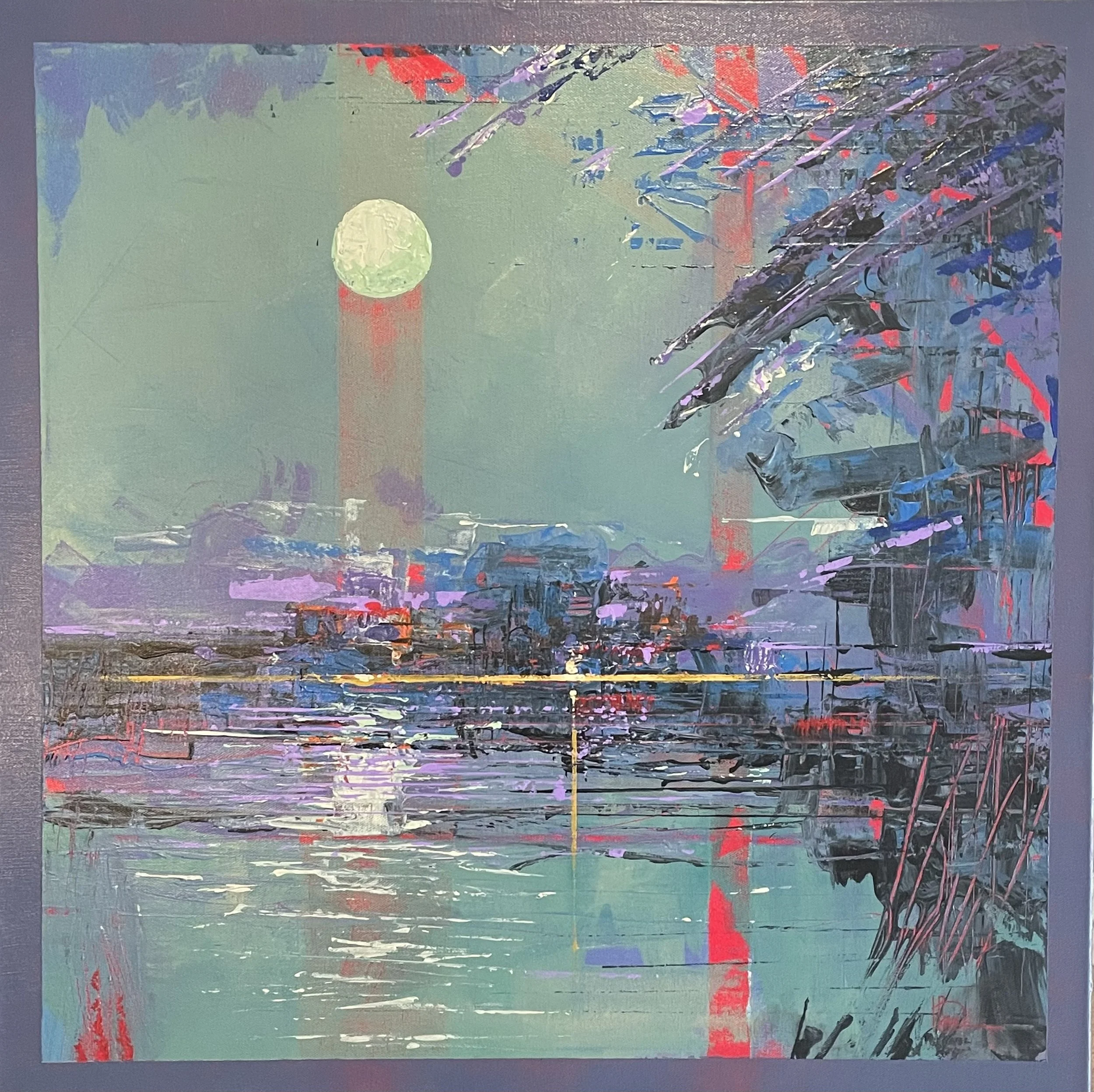 2601-03 Rouge Bayou  
24" x 24" Acrylic on Canvas  

