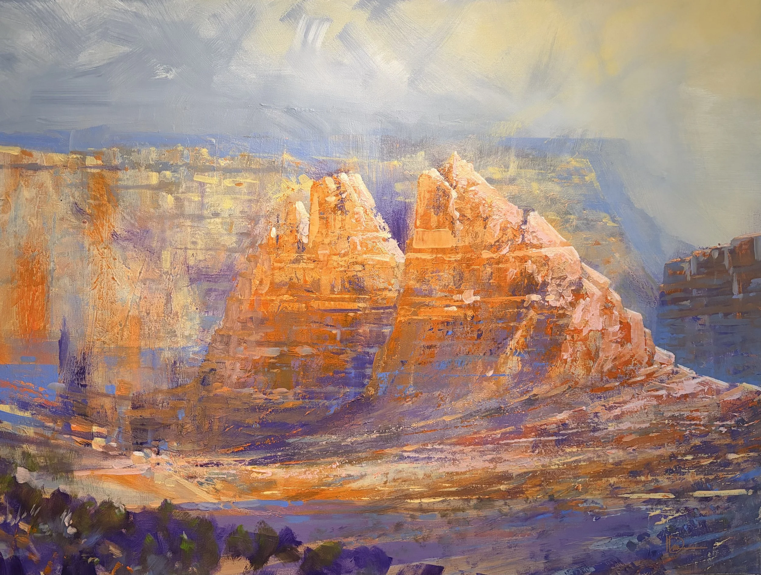 2605-03 Off 89A  
30" x 40" Acrylic on Canvas