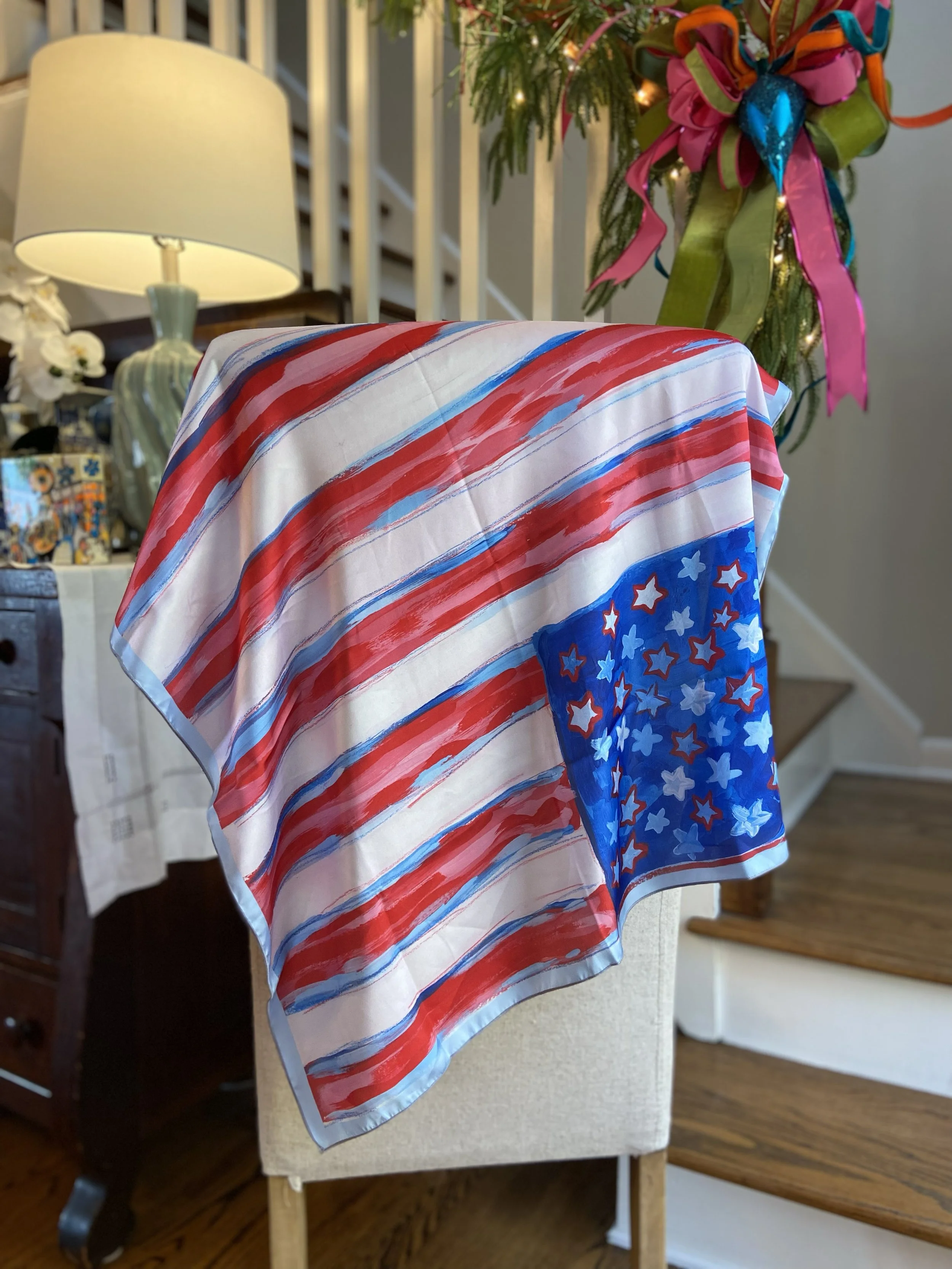 American Flag Scarf