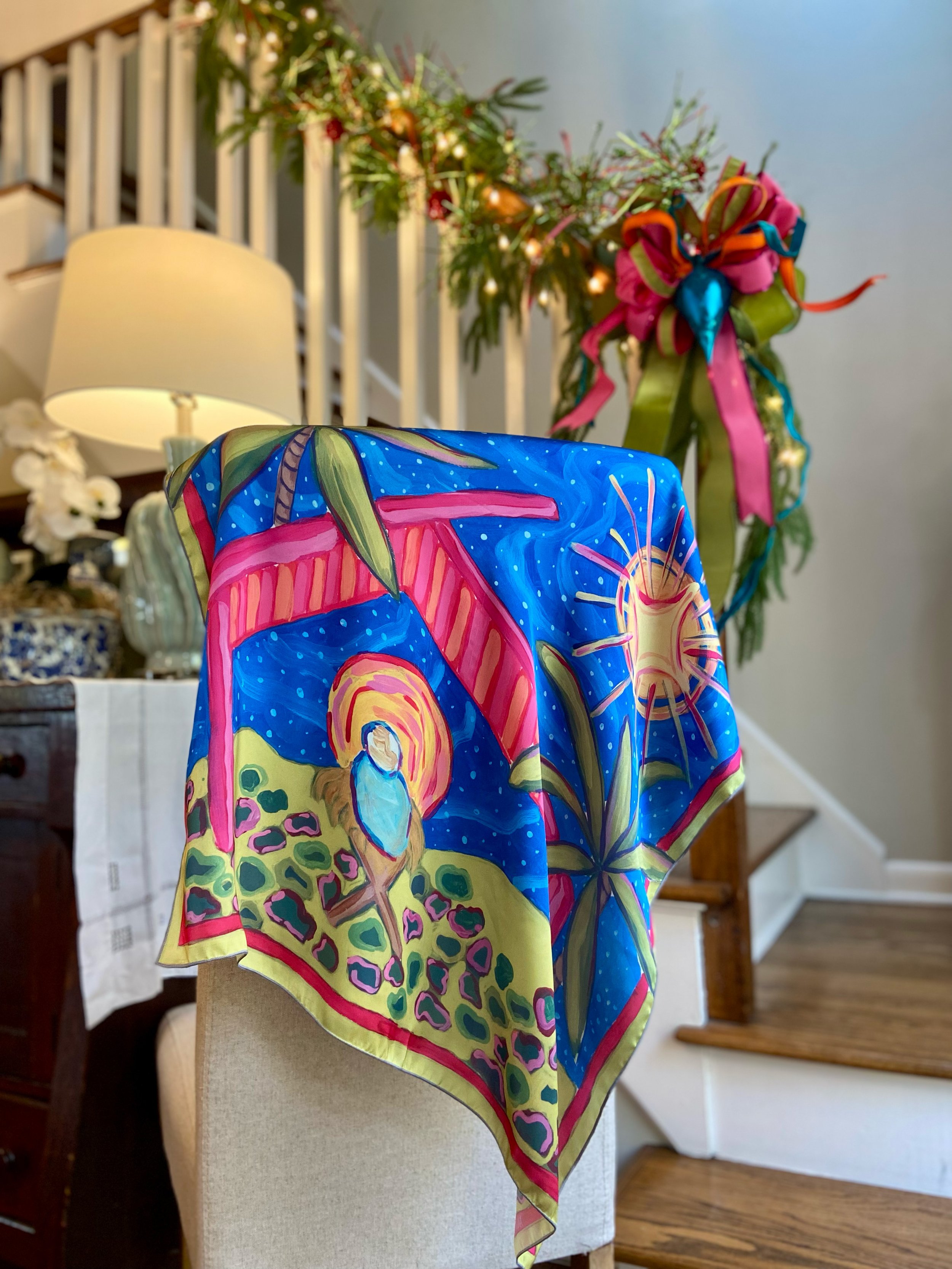 Nativity Scene Scarf