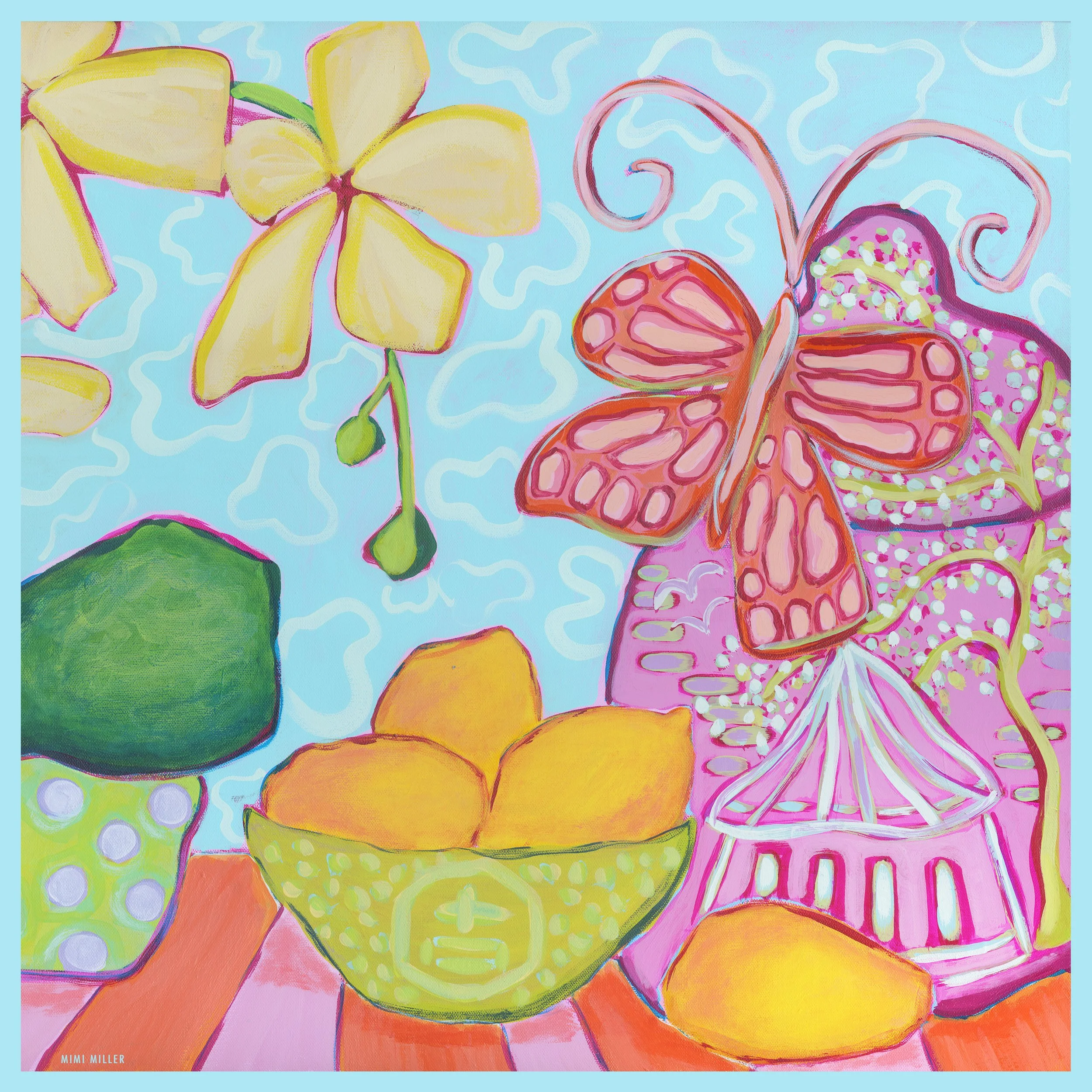 Butterfly Silk Scarf