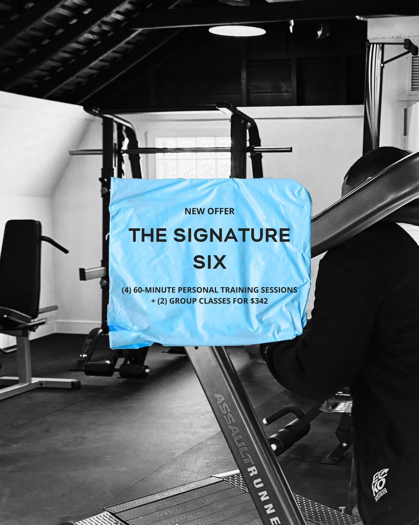 New offer alert‼️

Introducing The Signature Six &mdash; our first package combining personal training and group classes.

After yesterday&rsquo;s poll, we saw that 68% of you are focused on staying consistent this week &mdash; and the rest of you ar