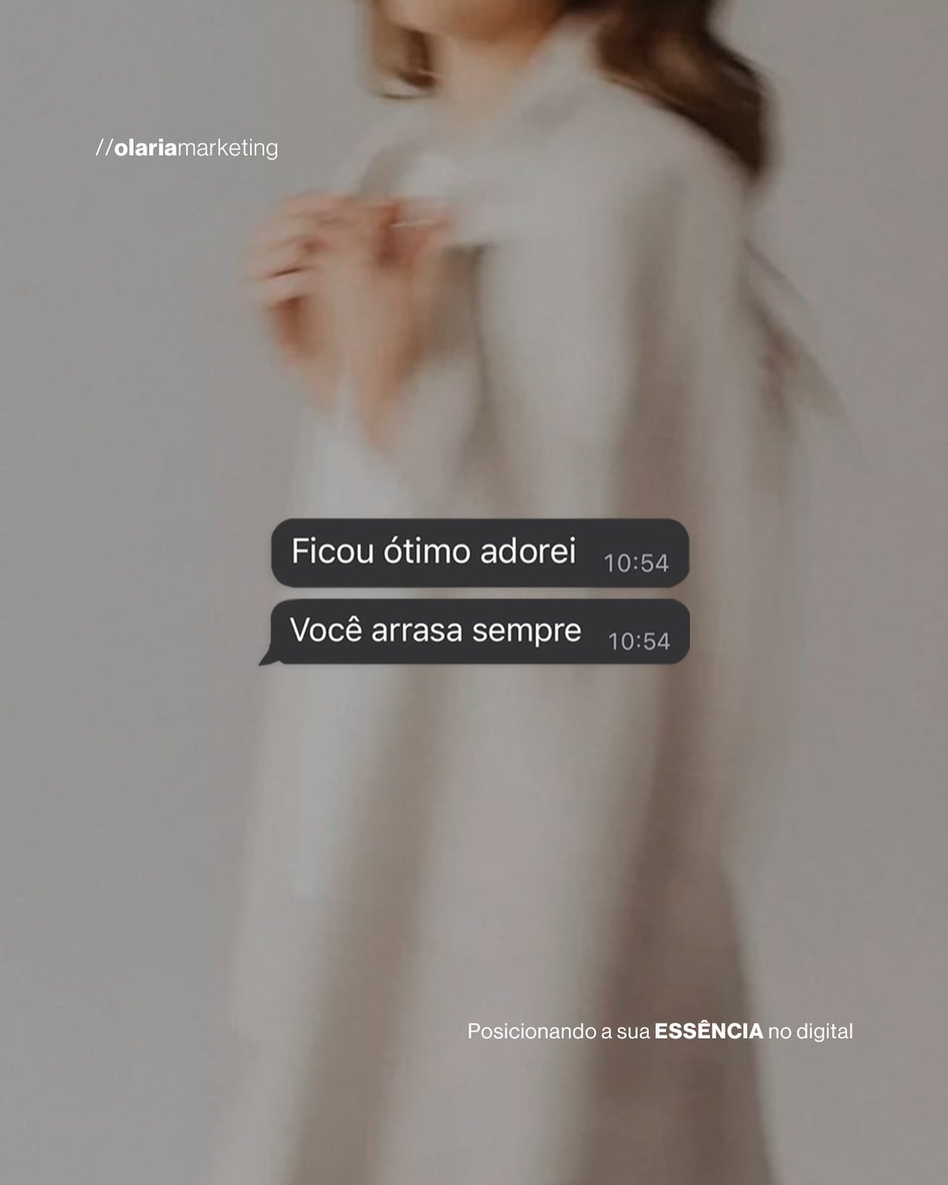 Quando a sua marca comunica com ess&ecirc;ncia, a resposta vem cheia de reconhecimento! ✨

Na Olaria Marketing, transformamos sua presen&ccedil;a digital com estrat&eacute;gia e autenticidade. Vamos construir isso juntos? 

#BrandingComEss&ecirc;ncia