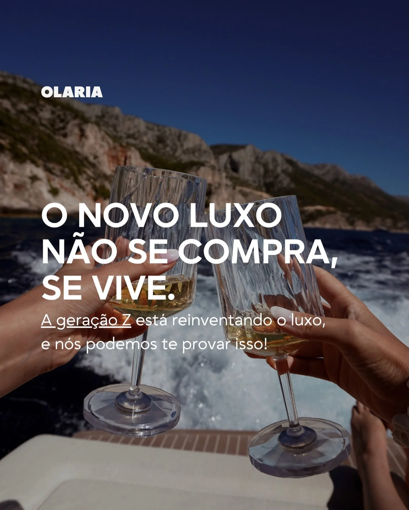 N&oacute;s n&atilde;o queremos &ldquo;ter&rdquo;o luxo, n&oacute;s queremos SENTIR o luxo. Hoje, experi&ecirc;ncia &eacute; o novo s&iacute;mbolo de status. N&atilde;o se ostenta mais o que se comprou, se ostenta o que se vive. Por isso, o boom das a