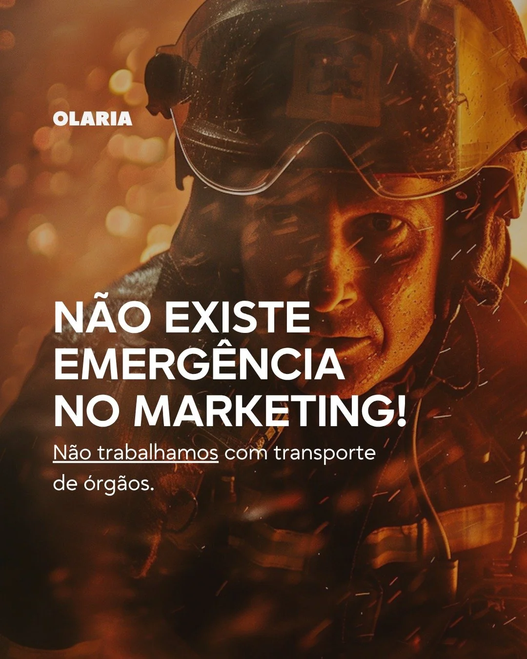 O marketing n&atilde;o &eacute; um pronto-socorro, e sinceramente, a urg&ecirc;ncia com que tratam tudo dentro dele &eacute; o que mais corr&oacute;i a qualidade do trabalho.

Parece que, no meio do barulho das notifica&ccedil;&otilde;es e dos prazos