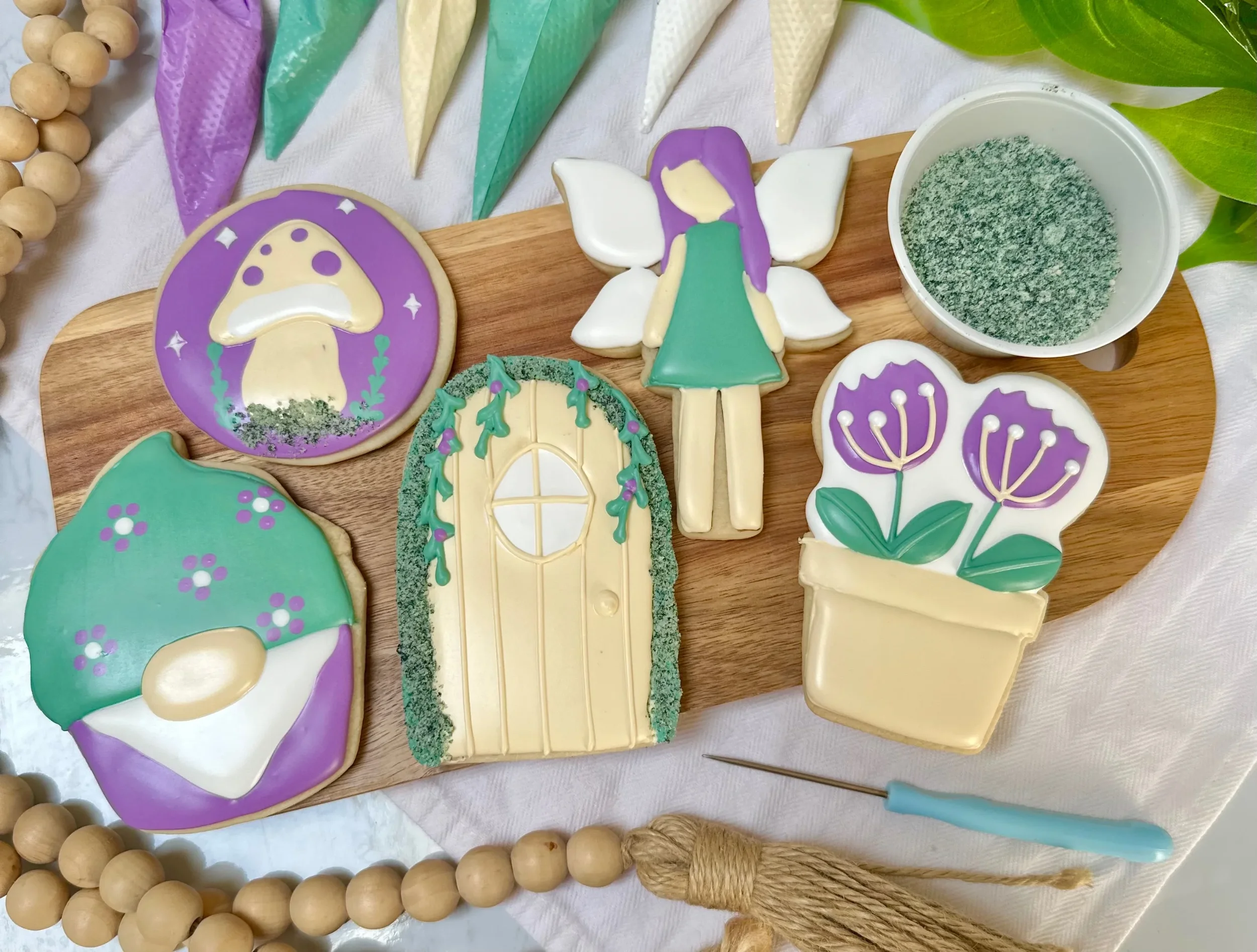 Bakehouse 604 Fairy Garden Intermediate Cookie Decorating Class at Bouquet of Granger TICKET REQUIRED 