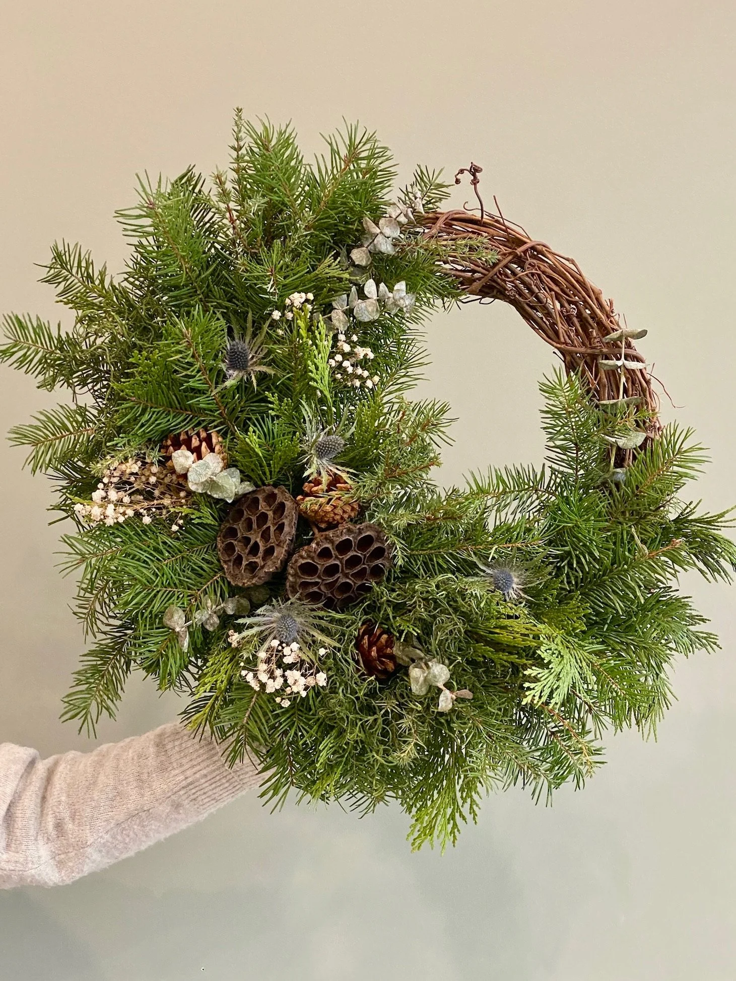 Colorado Slopes Holiday Wreath