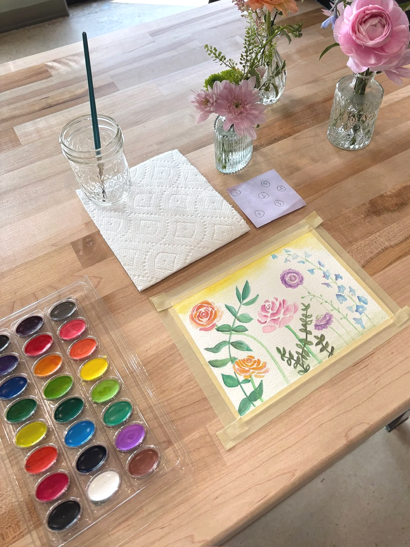 Floral Watercolor Workshop
