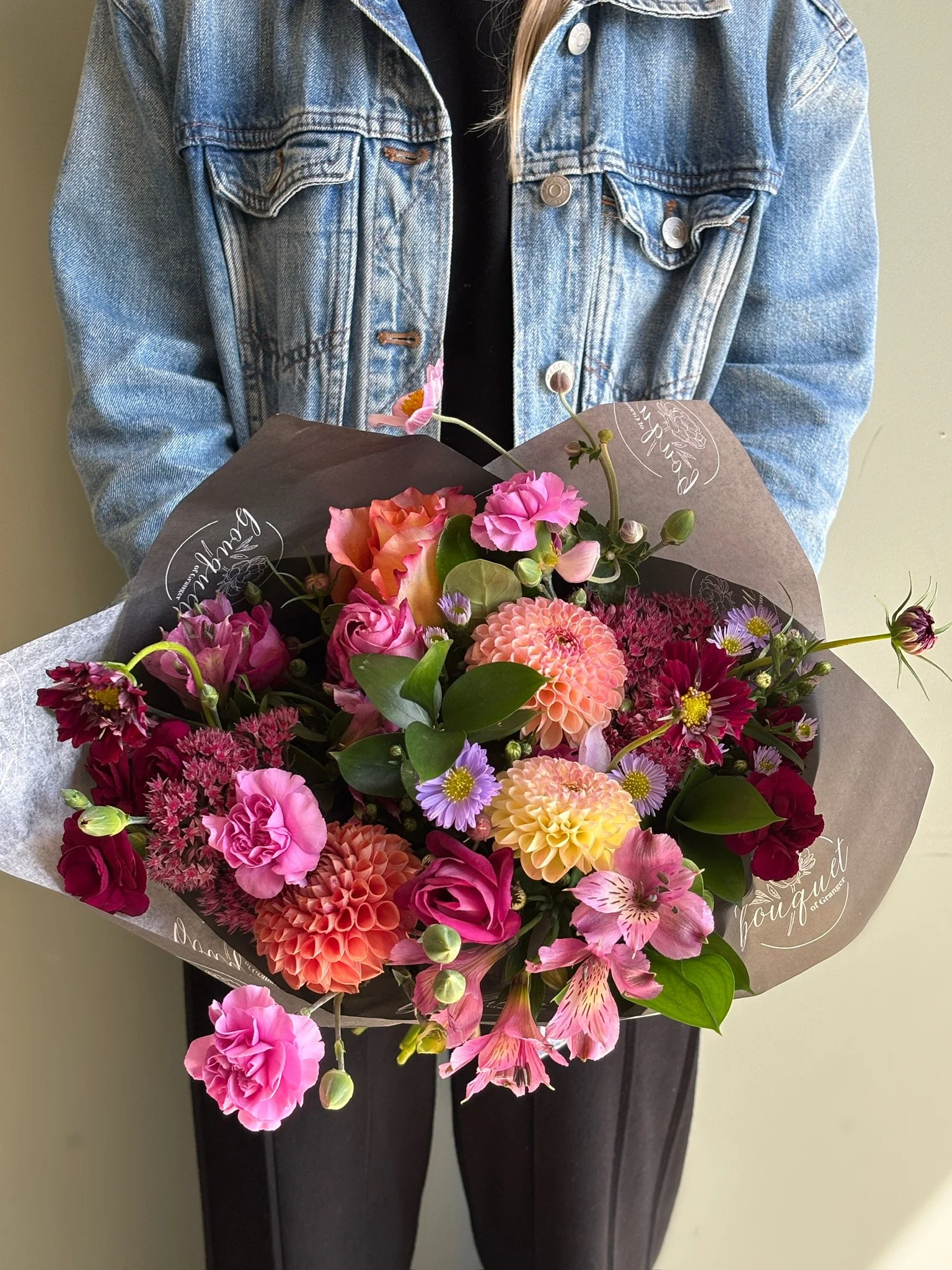 Wrapped Flower Bouquet