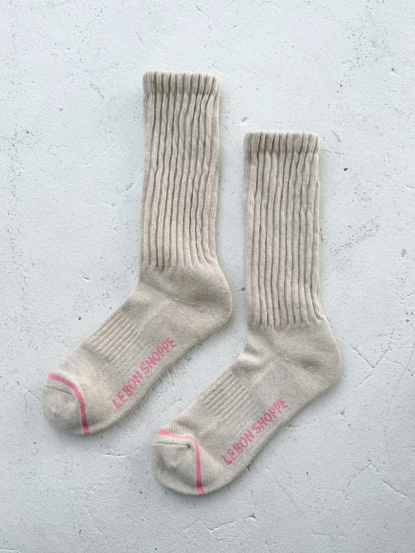 Oatmeal Ballet Socks.webp