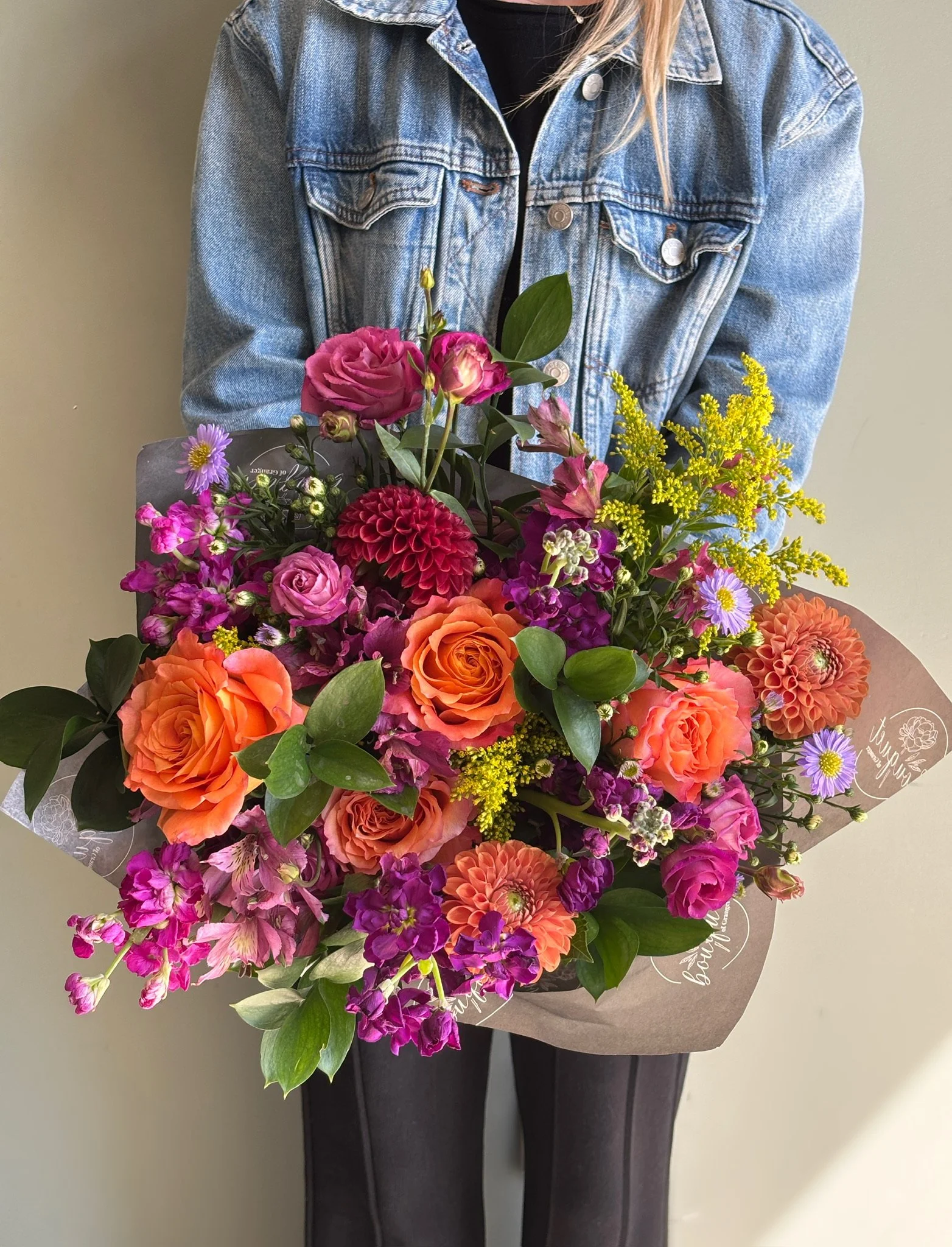 Wrapped Flower Bouquet