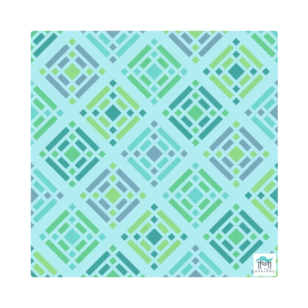 Brightside Green Mahj Mat.webp