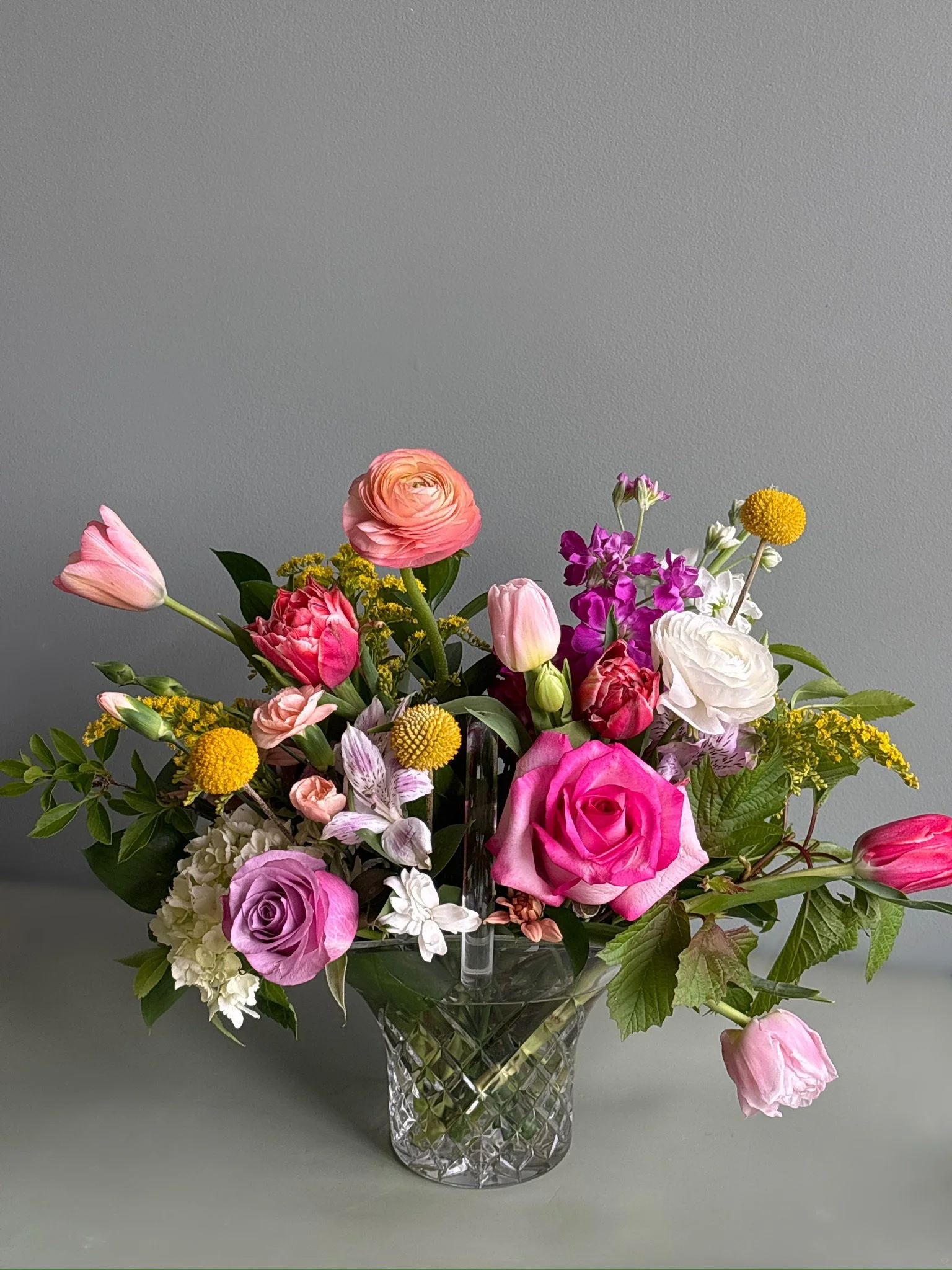 Vintage Glass Basket Floral Design Workshop with Karinne - May 20th
