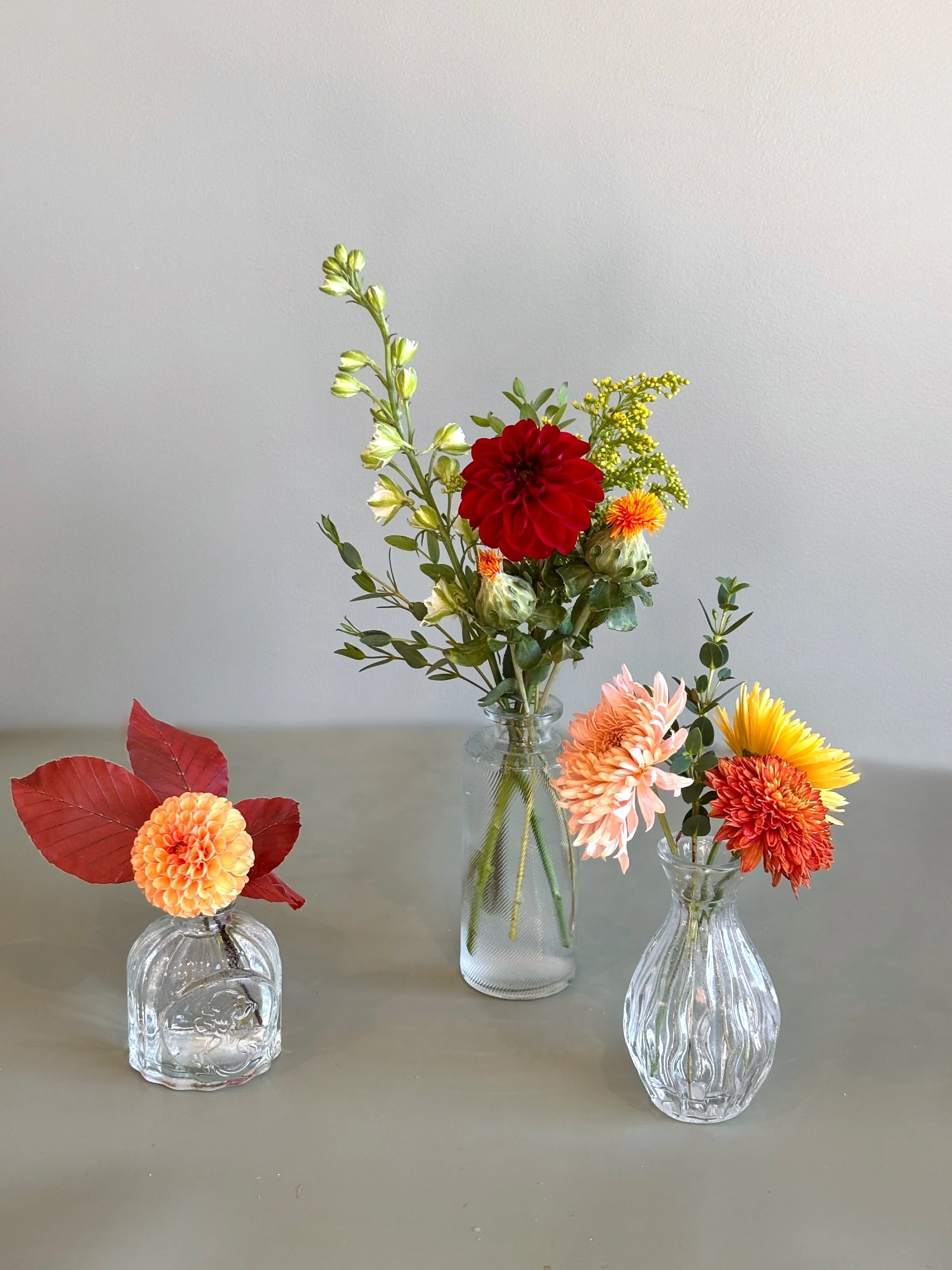 Bud Vase Trio | Arranged