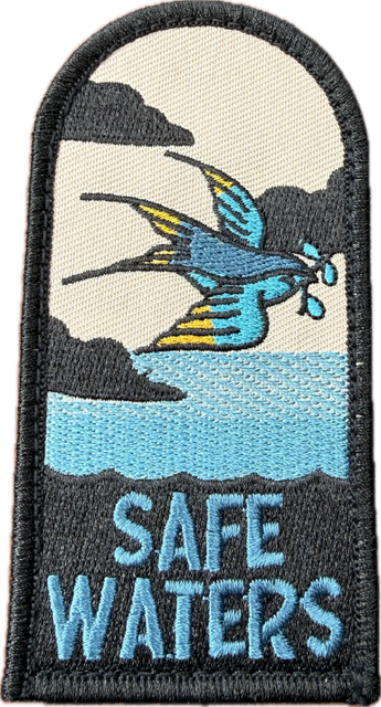 Safe Waters Embroidered Patch
