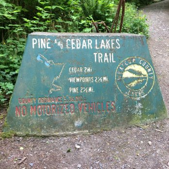 Pine &amp; Cedar TH to Mud &amp; Lost Lakes out North Chuckanut TH (shuttle)-Level 1