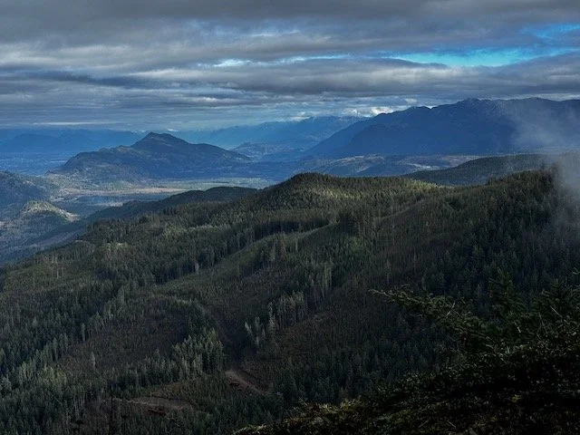 Sumas Mt Lookout and Lakes from Gold Mine TH-Level 1