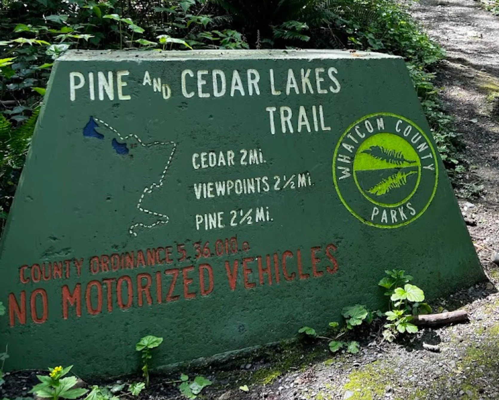 Through Hike/Mud Lk via Pine&amp;Cedar out N Chuckanut-Level 1