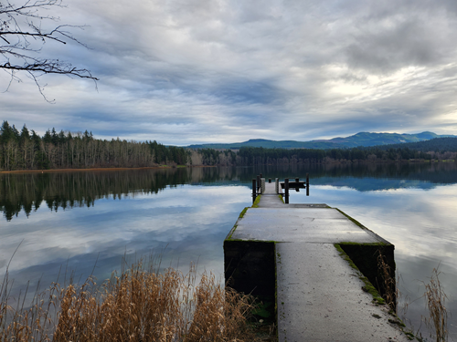 Lake Padden and Gorge from West Entrance - Level 4