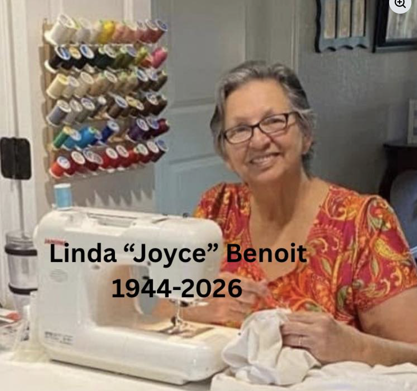 We are sad to announce the passing of one of our lead seamstresses, Joyce Benoit. She absolutely lived life to the fullest and enjoyed being near her kids and grandkids in Bastrop. Thank you for trusting her with your sewing and alteration needs.