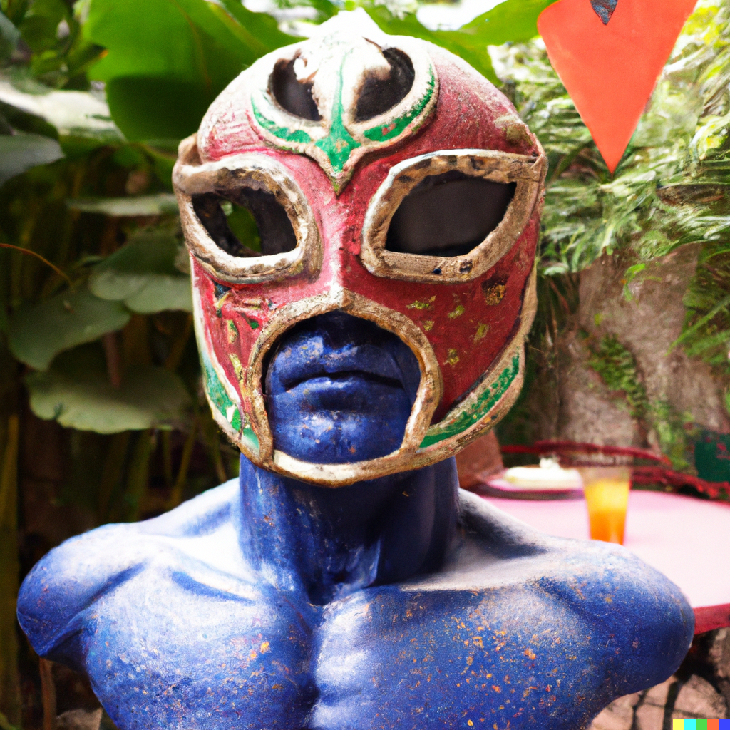 DALL·E 2022-10-30 22.17.50 - David sculpture with luchador mask.png