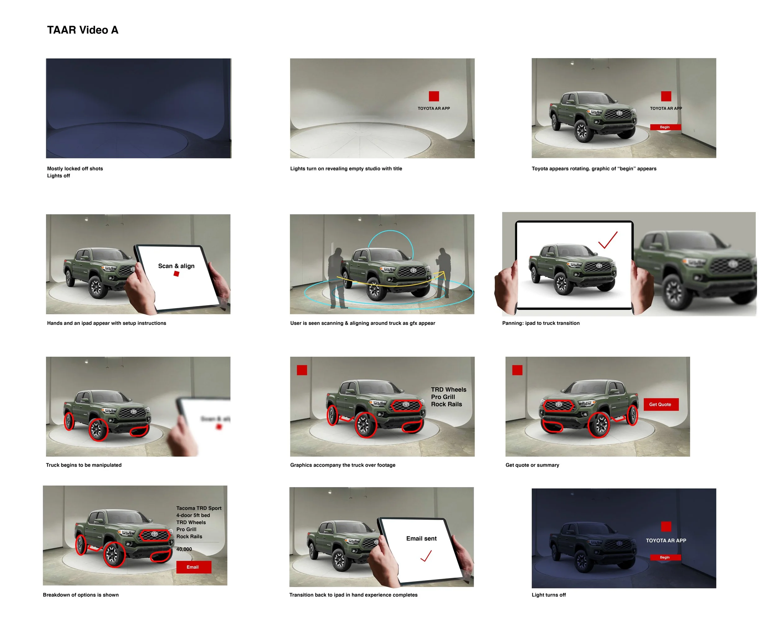 App Video Storyboards