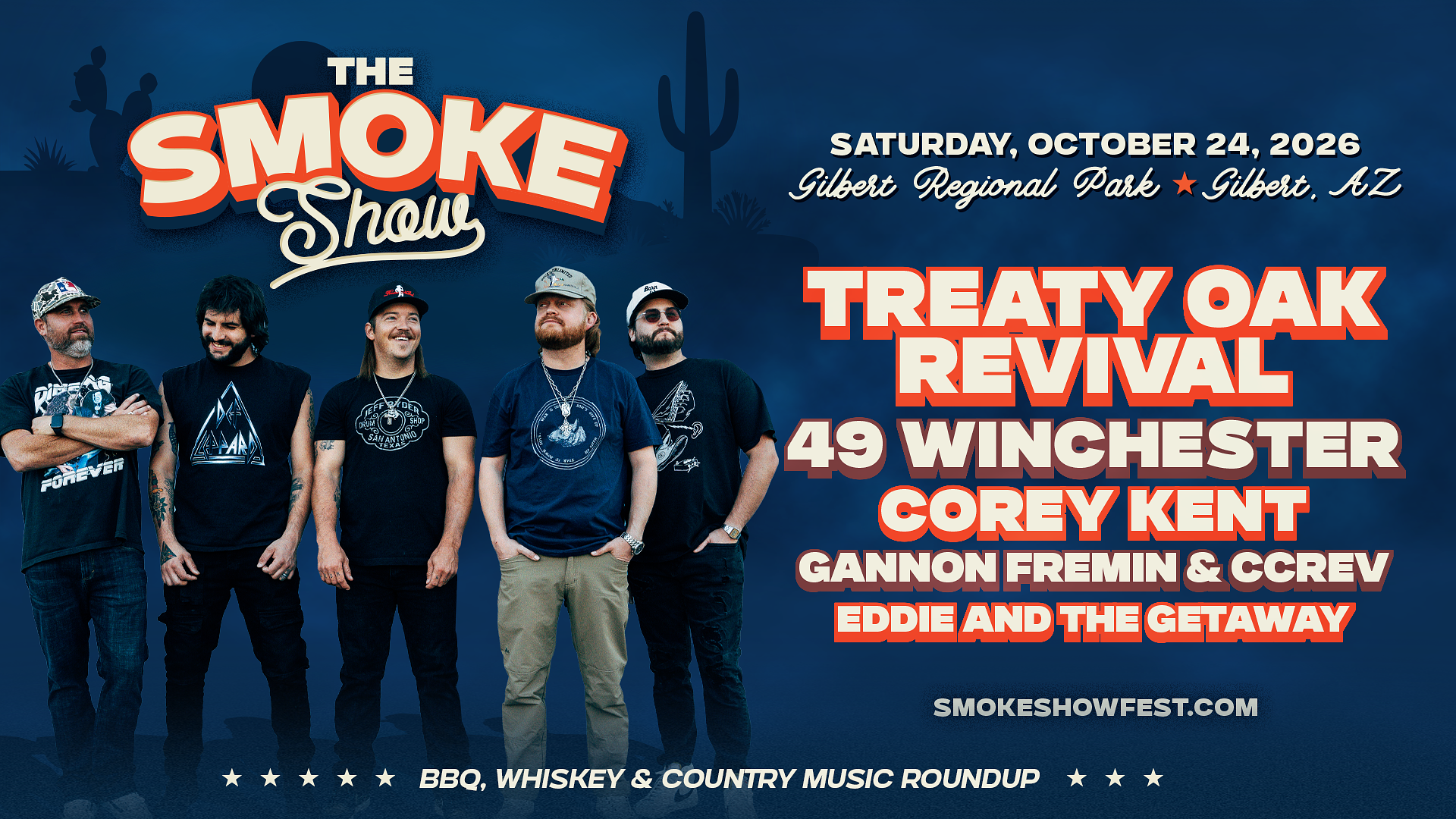 Smoke Show Festival Is Bringing a Monster Lineup to Gilbert, Arizona
