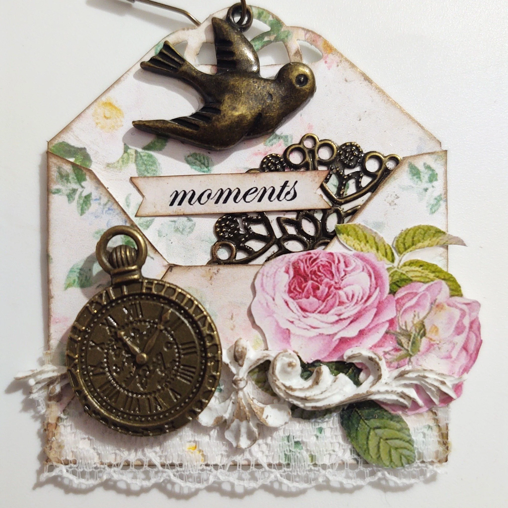 I've been sharing a series of mini envelope embellishments with little tips along the way over the last 2 day!  Go back and check out Wed and Thurs if you missed it.  These are 1/75" x 2/25". Set #3 TIP - Coordinate clay embellishments with