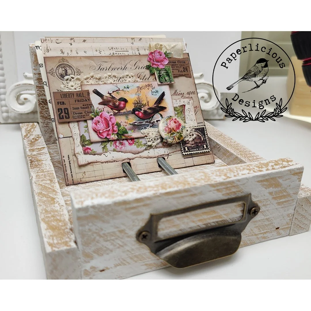 ArtDex Card for the March Color Challenge at Creatingthecraftylife.com.  Need a challenge to kickstart your inspiration?  Join me at Creatingthecraftylife.com  Hope to see your there!  Melisa 
Collage sheets for ArtDex, 3x4 ArtCards for Tim Holtz Car