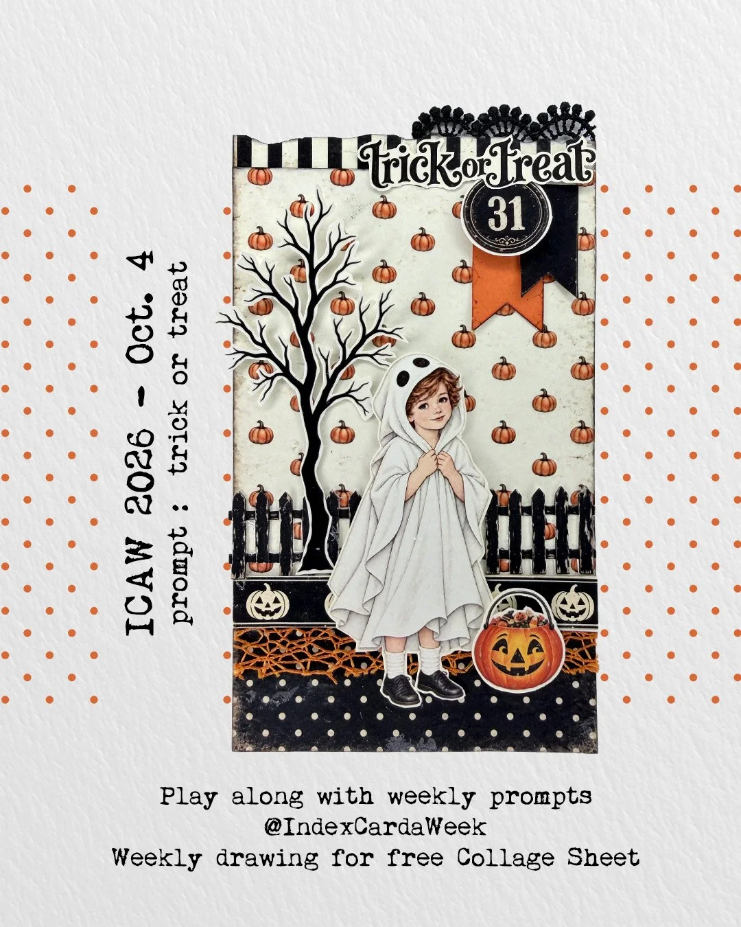 What a cutie patootie! #Artfulautumn project 5/31. The challenge is to create 30 fall projects by November 31st. Hosted by @craftycat7212. You can also check out her projects on YouTube @craftycat7212. 
@craftycat72 

Designed using the "Hallowe