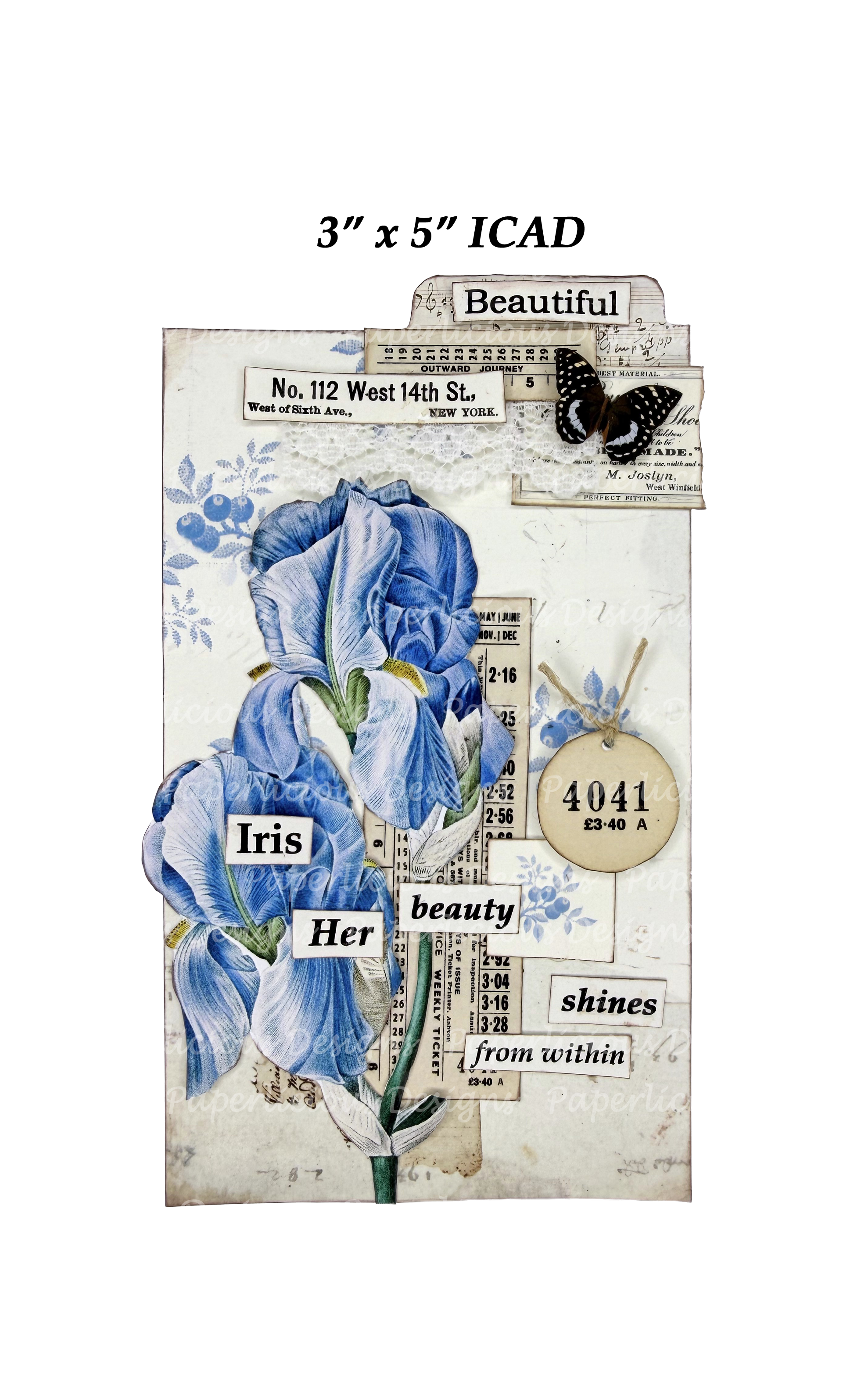 Iris Tag / ICAD Collage Sheet