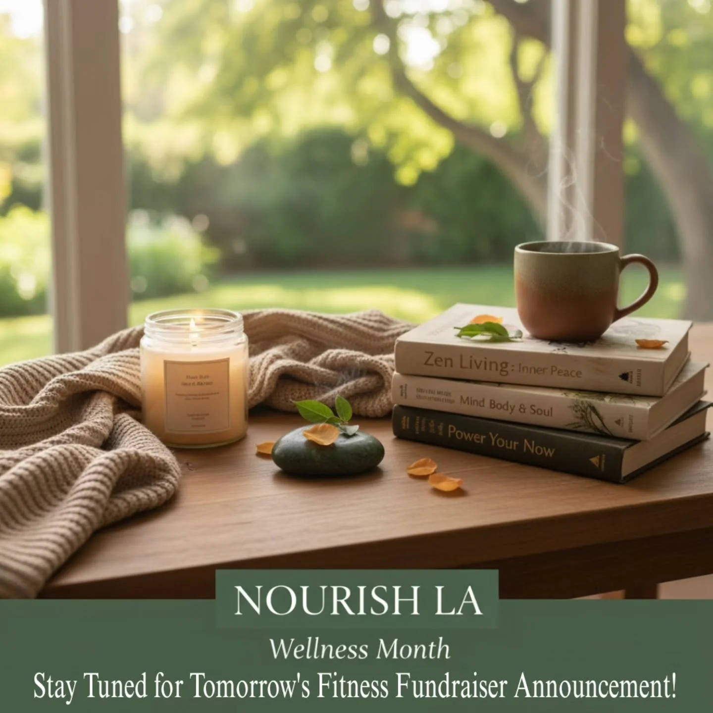 October is Wellness Month, and here at Nourish LA, we believe in nurturing both your body and your mind 🍂

​In a world that often feels fast-paced and overwhelming, taking moments to ground ourselves can make all the difference. It's about finding t