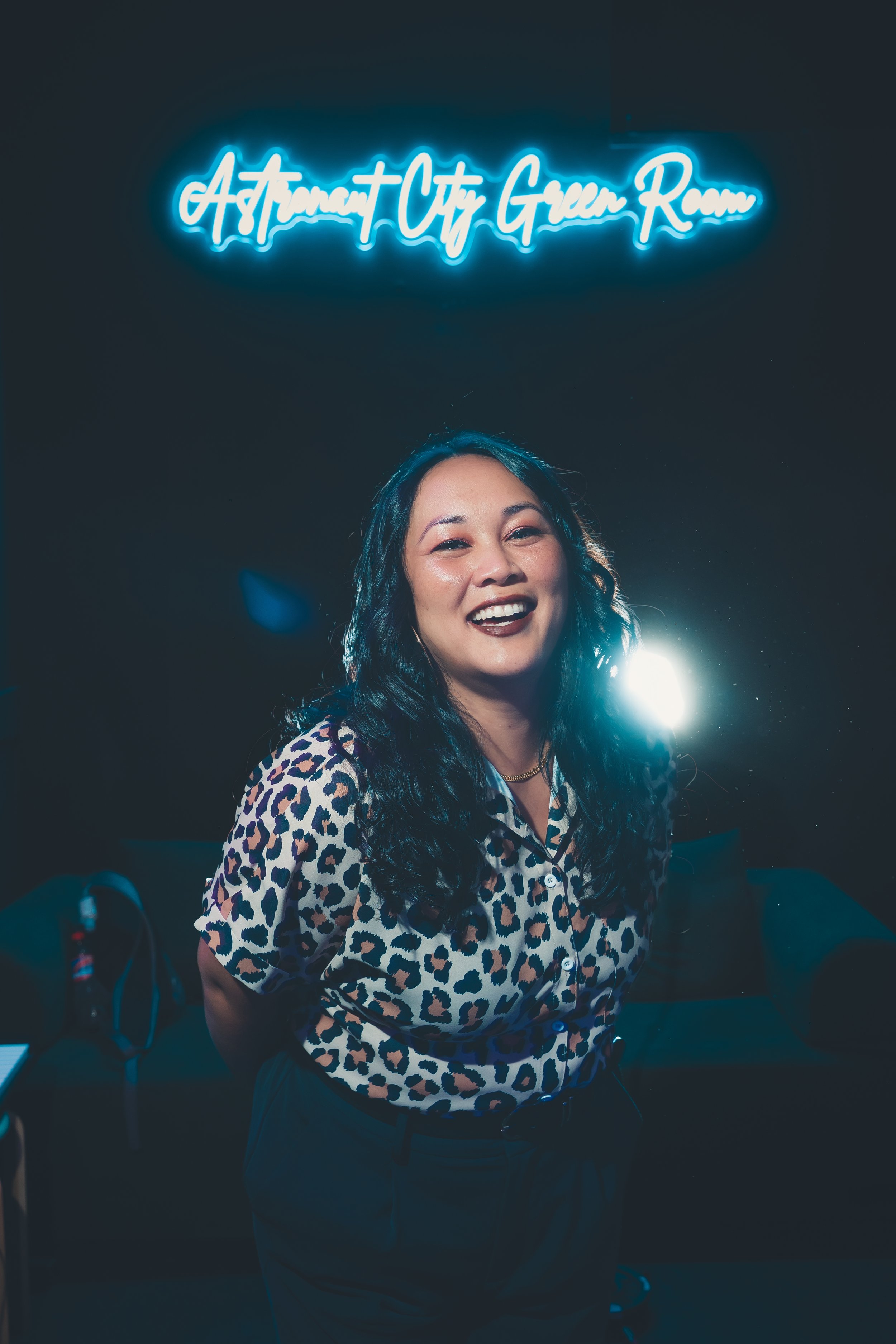 Jazmin, Producer & Host That's Showbiz Baby Mic
